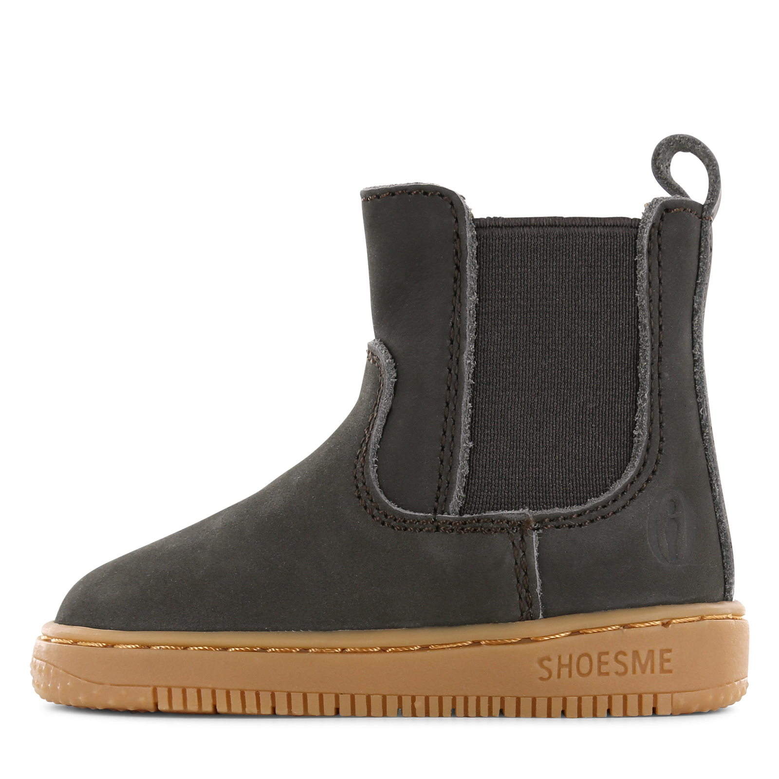Shoesme donkerbruin chelsea bootje Jongens | Leer | Maat 19