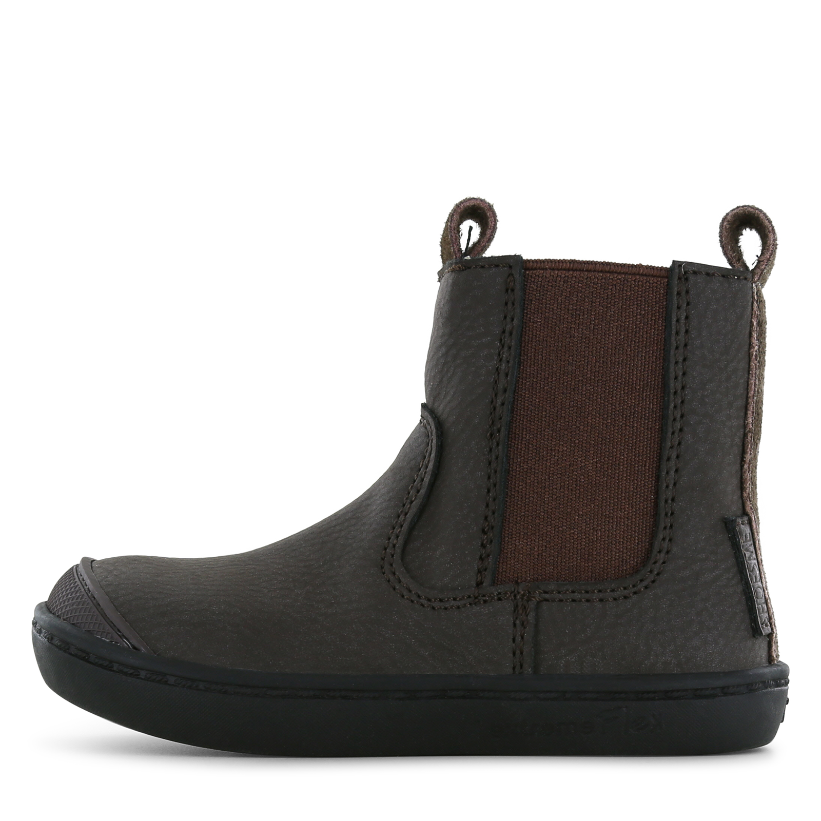 Shoesme donkerbruin chelsea bootje Jongens | Microfiber nubuck/Su&egrave;de | Maat 21