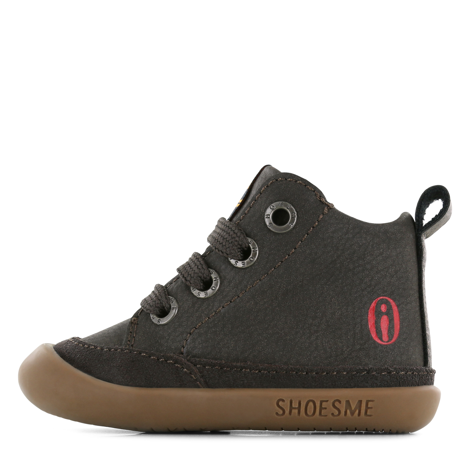 Shoesme donkerbruine bootie Jongens | Leer/Microleer | Maat 18