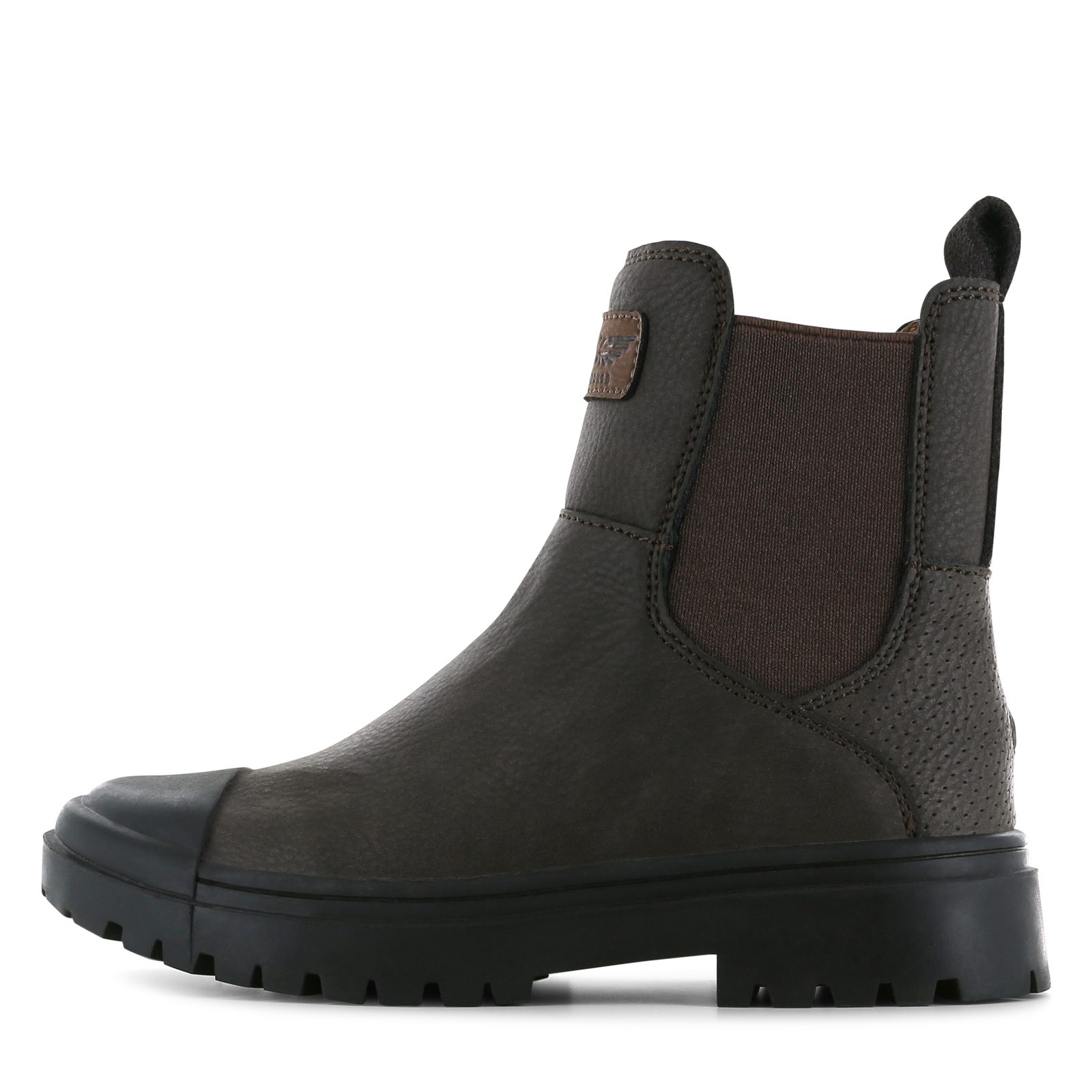 Shoesme donkerbruine chelseaboot Jongens | Microleer | Maat 33