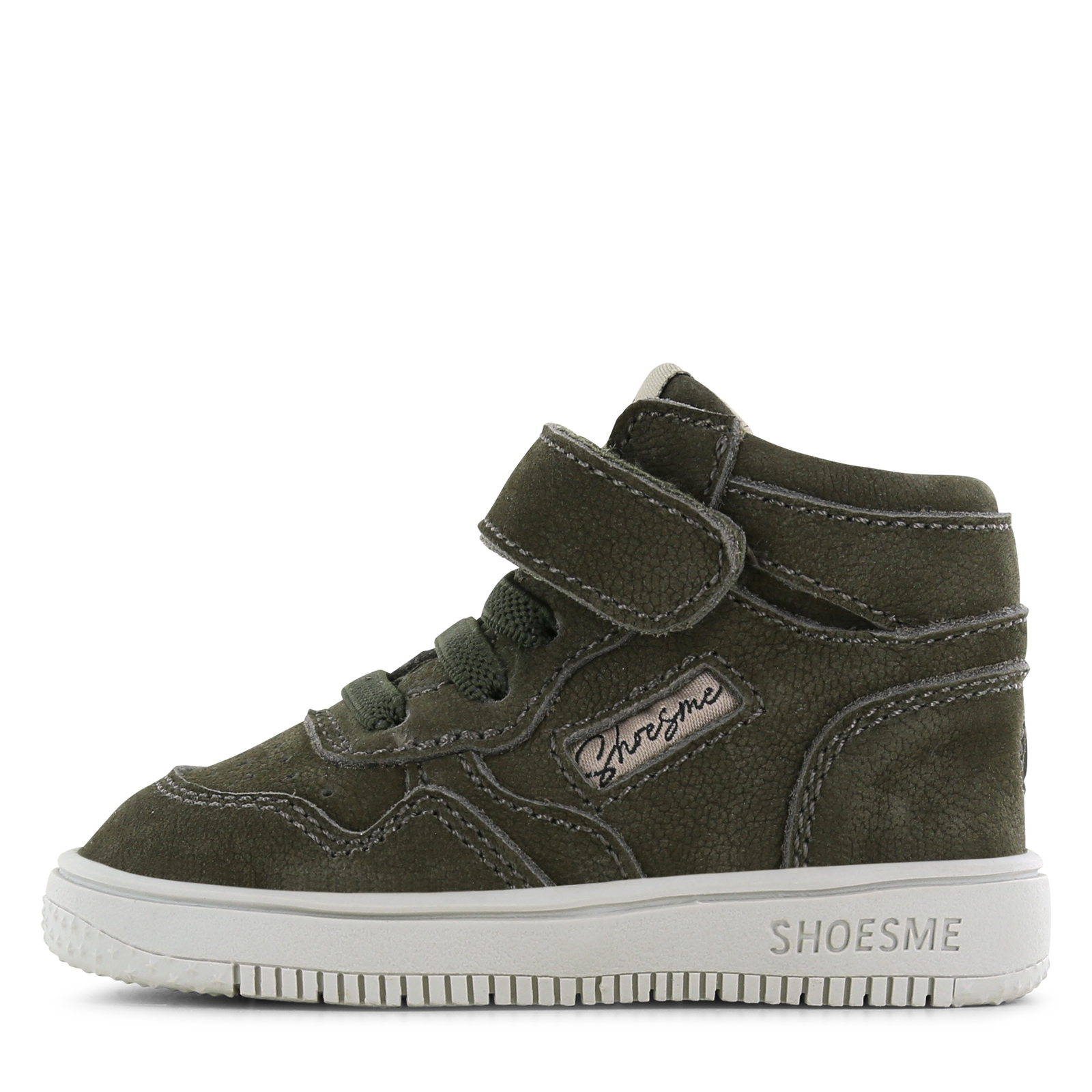 Shoesme donkergroen sneakertje Jongens | Nubuck | Maat 19