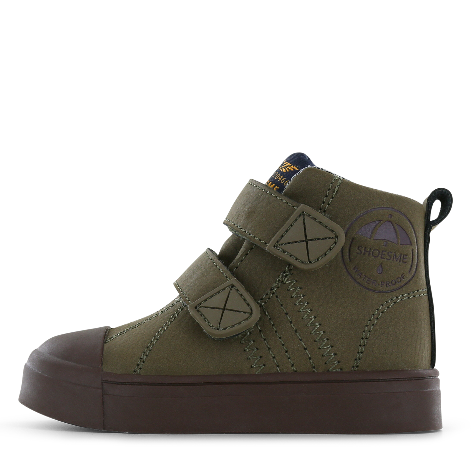 Shoesme donkergroene Water-Proof bootie Jongens | Microfiber nubuck | Maat 33