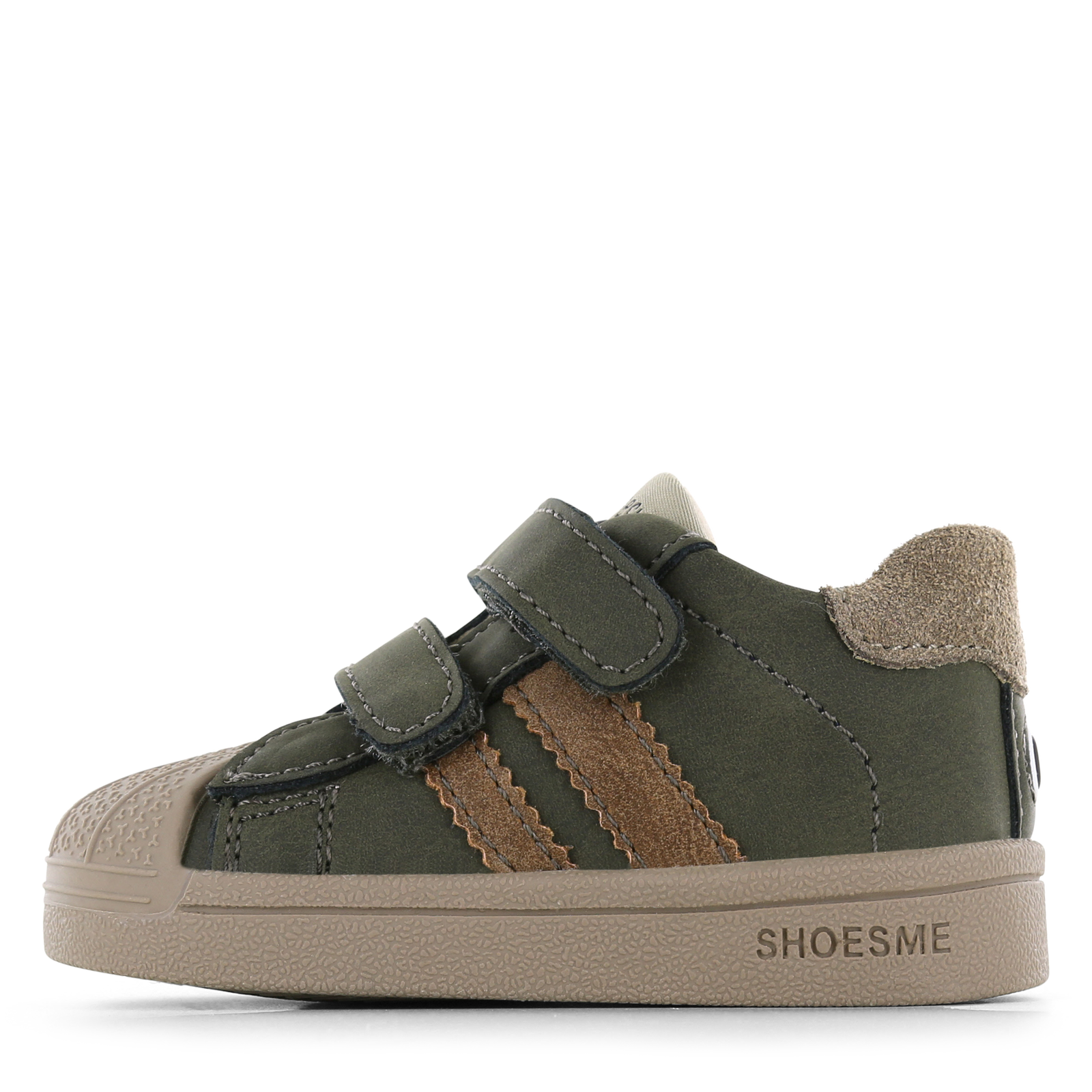 Shoesme groen sneakertje met stootneus Jongens | Leer | Maat 26