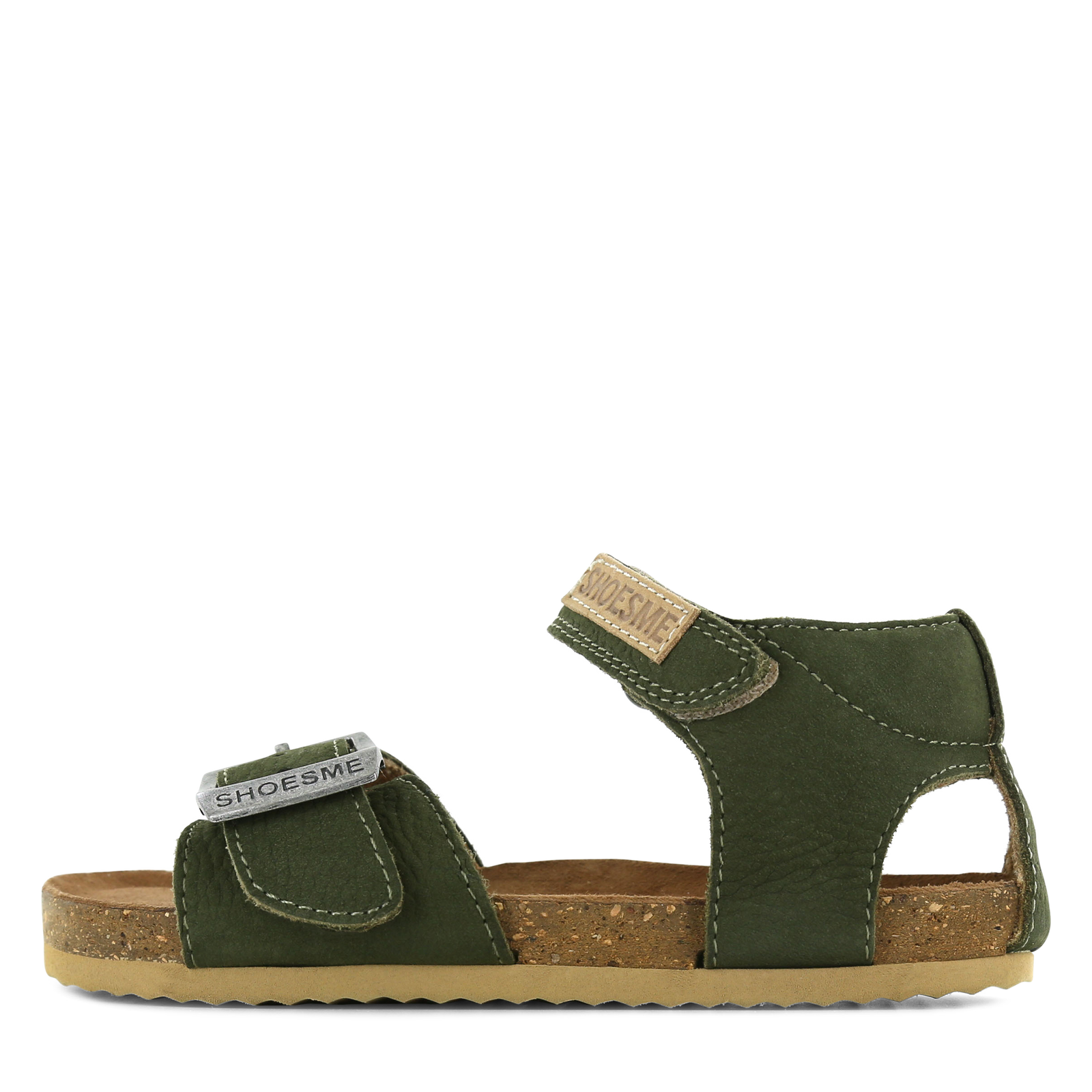 Shoesme groene sandaal met gesp Uni | Leer | Maat 28