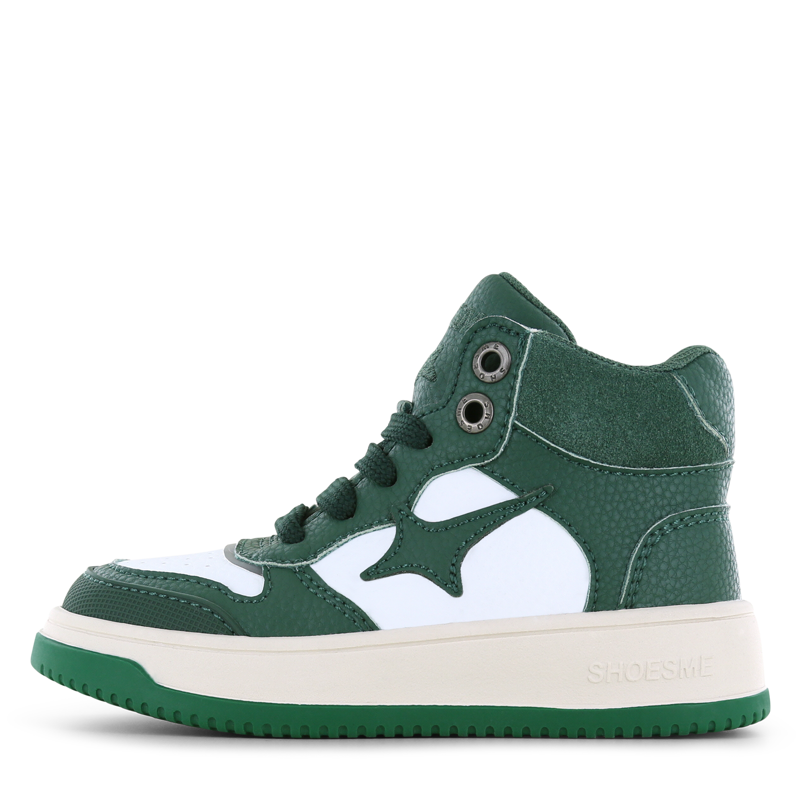 Shoesme groene sneaker Jongens | Microfiber leer/Su&egrave;de | Maat 35