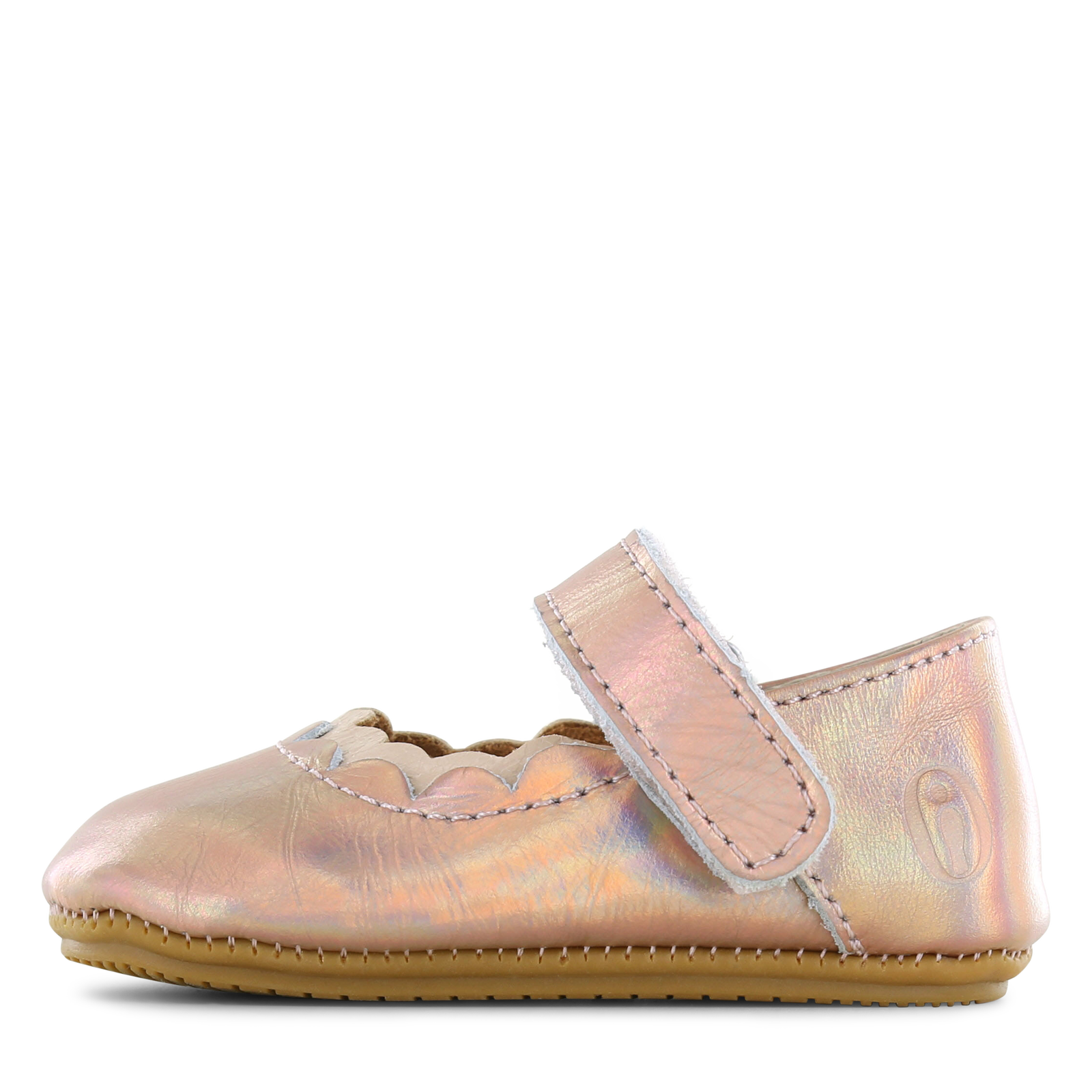 Shoesme metallic roze BABY-PROOF&reg; ballerina Meisjes | Leer/Metallic/Microleer | Maat 20