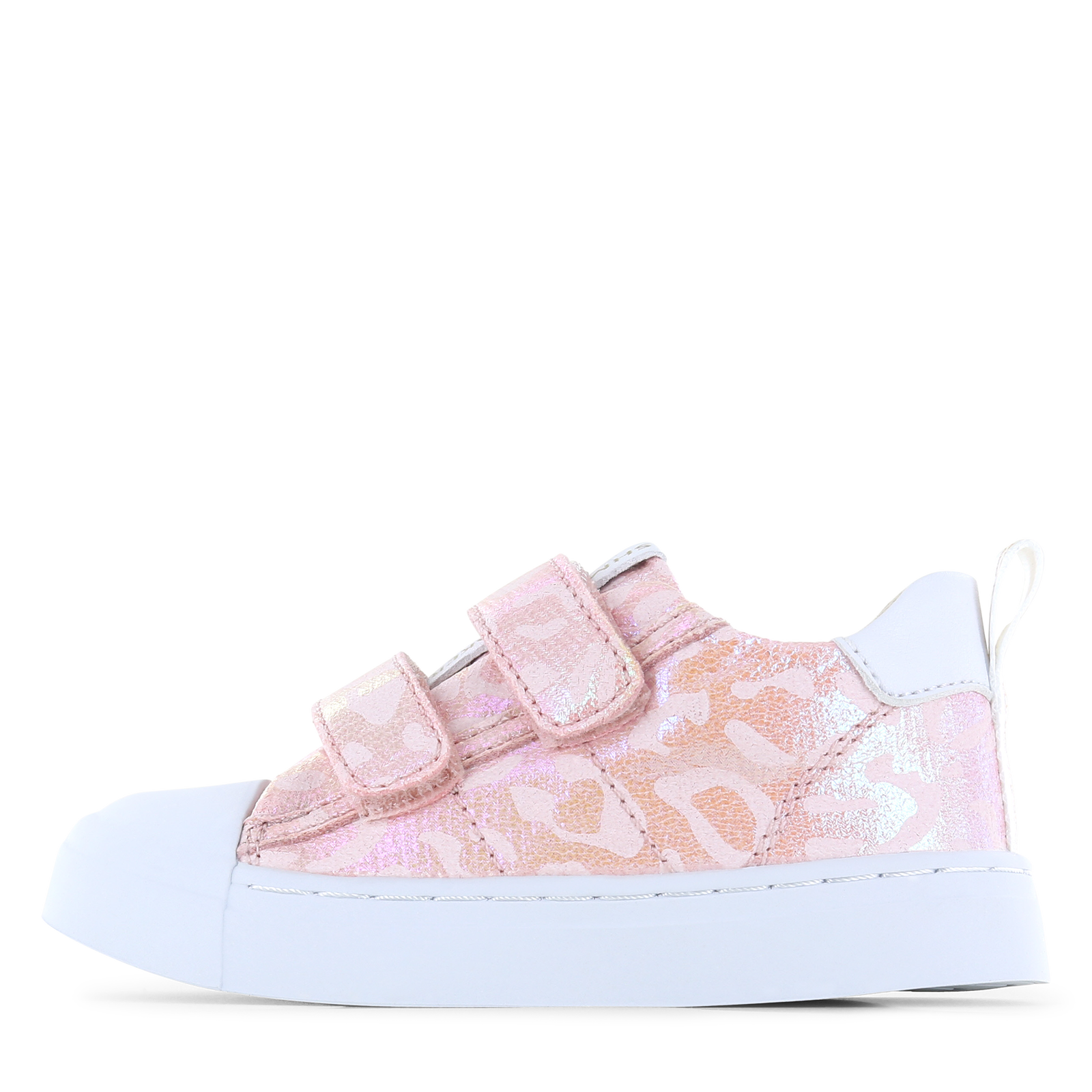 Shoesme metallic roze sneaker Meisjes | Microleer | Maat 34