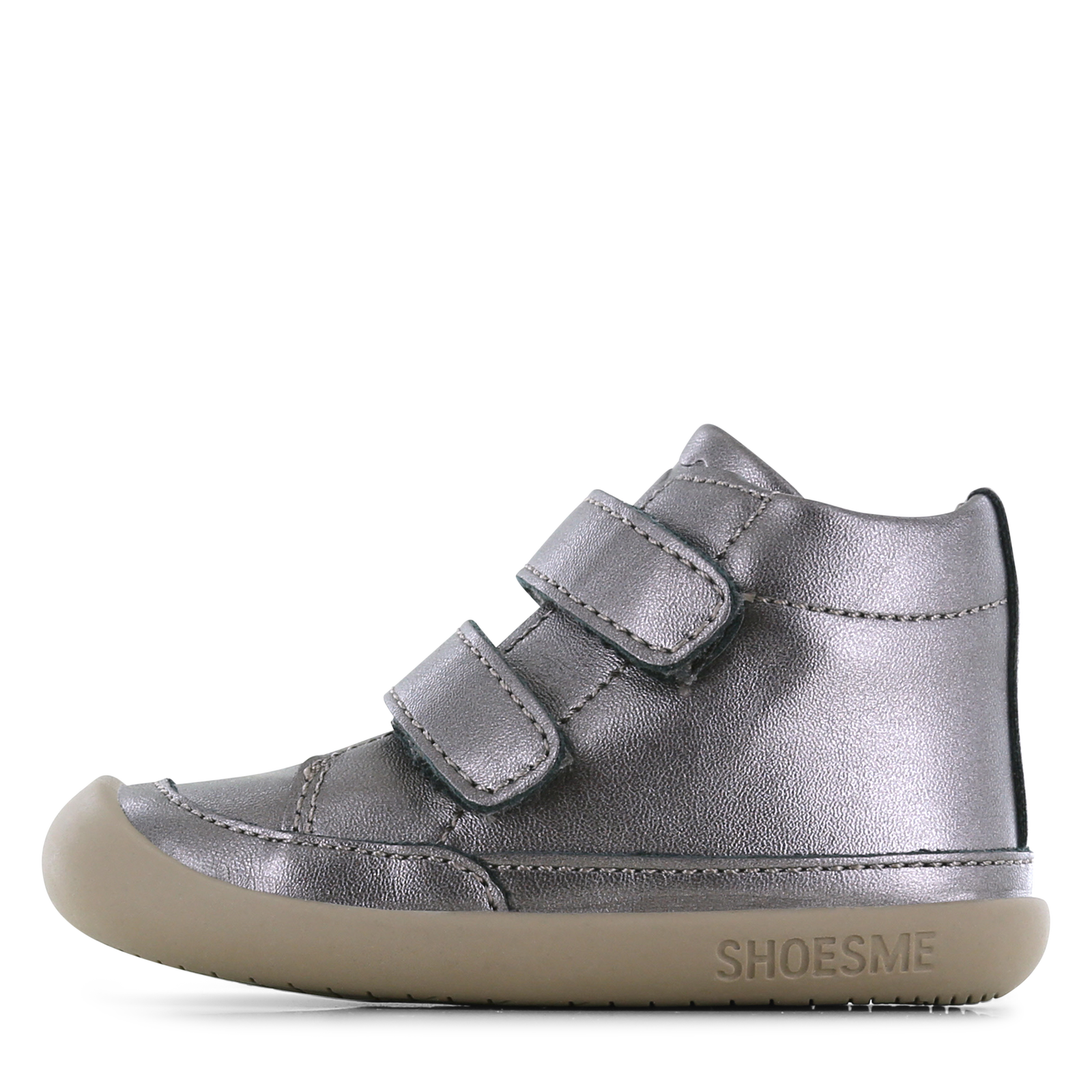 Shoesme metallic-zilveren bootie Meisjes | Metallic/Microleer | Maat 25