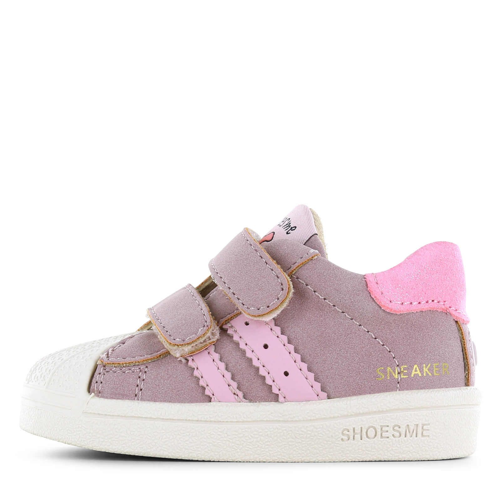 Shoesme paars sneakertje met stootneus Meisjes | Microfiber nubuck/Su&egrave;de | Maat 21