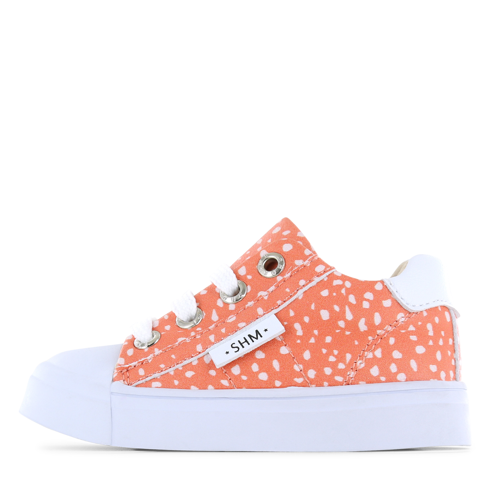 Shoesme peach sneaker met ritssluiting Meisjes | Microleer | Maat 33