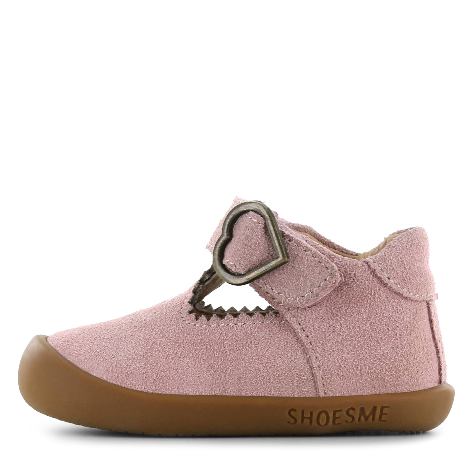 Shoesme roze T-band schoentje Meisjes | Leer | Maat 20