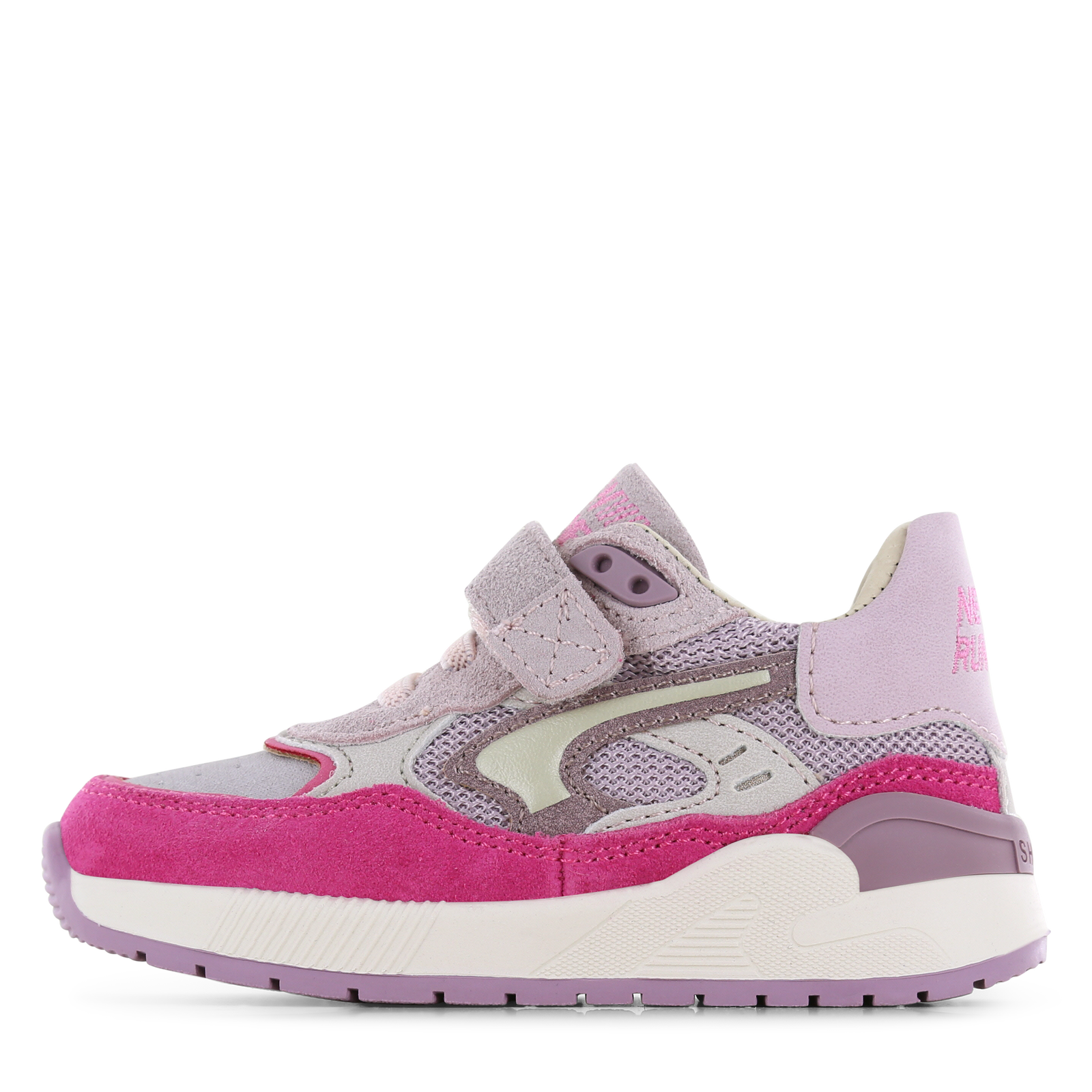 Shoesme roze sneaker Meisjes | Mesh/Microfiber nubuck/Su&egrave;de | Maat 35