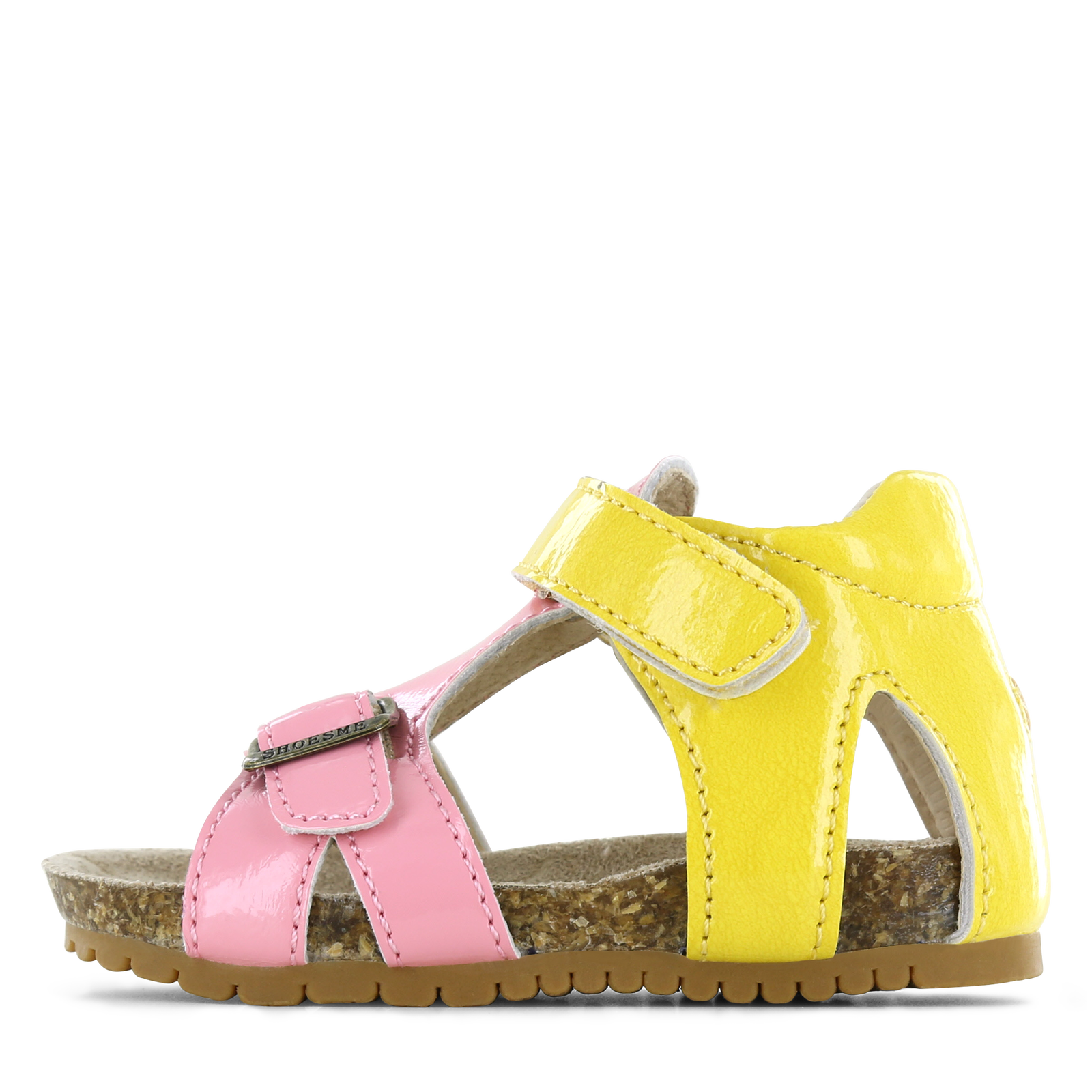 Shoesme shiny geel sandaaltje Meisjes | Microleer | Maat 20