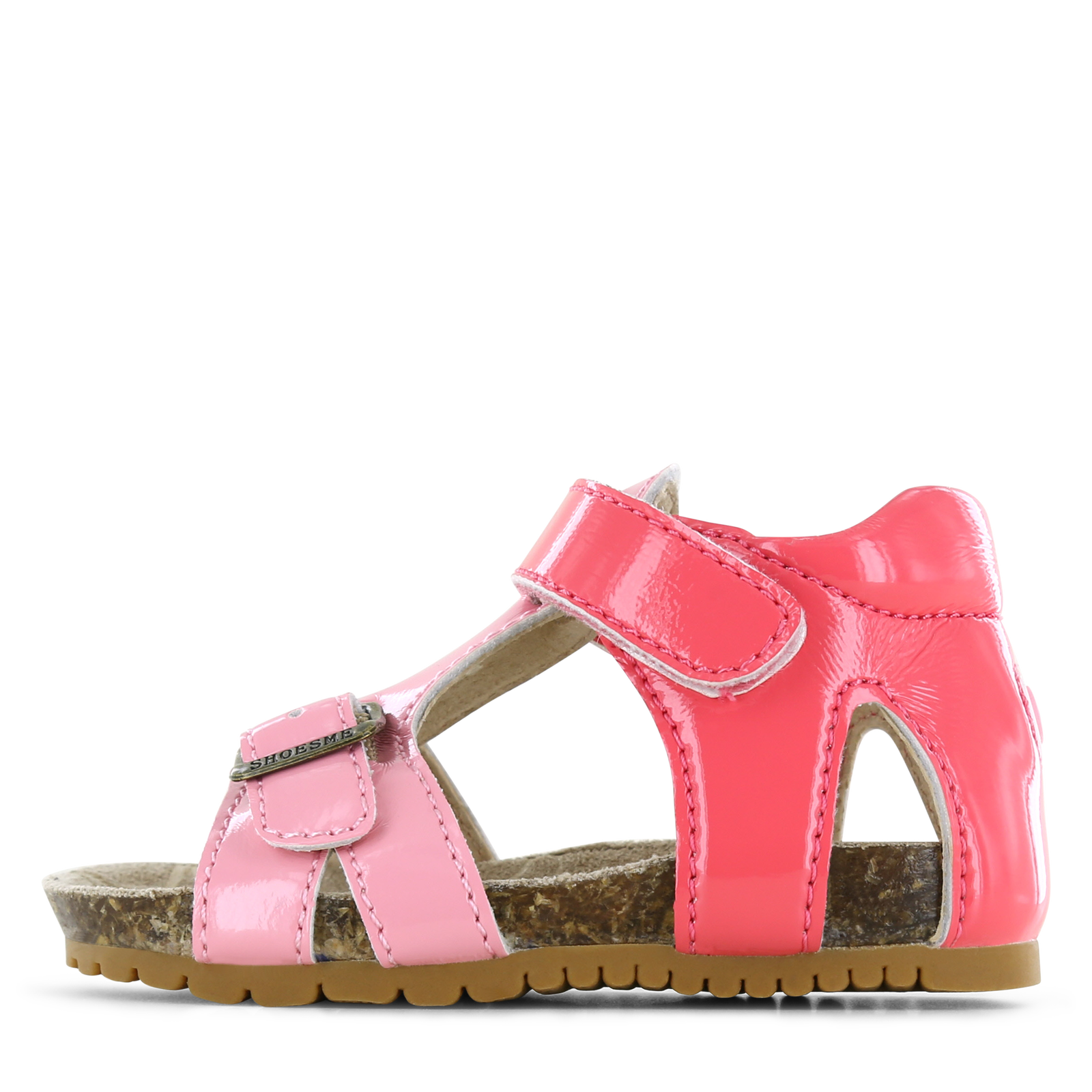 Shoesme shiny roze sandaaltje Meisjes | Microleer | Maat 22