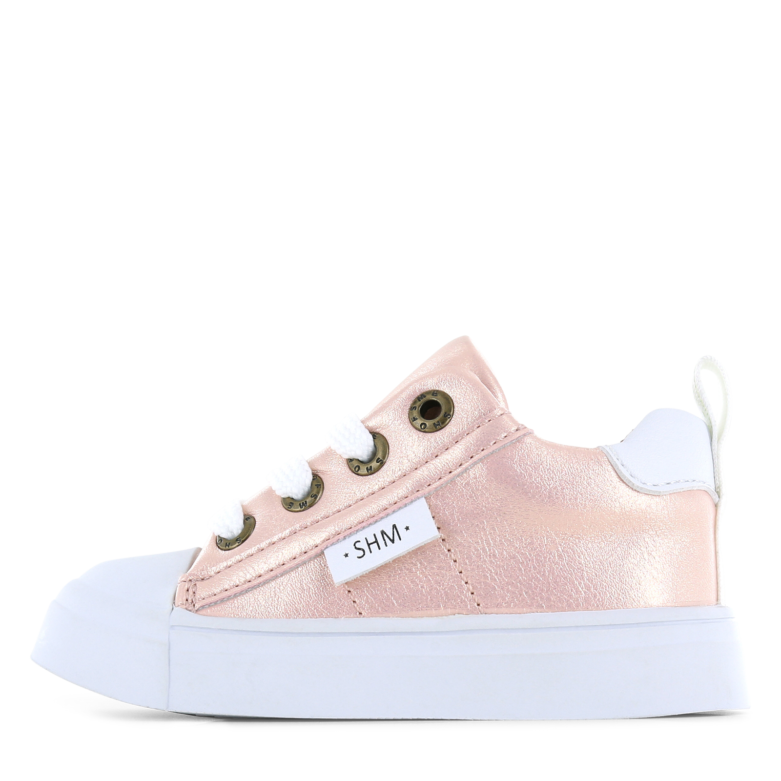 Shoesme shiny roze sneaker Meisjes | Microleer | Maat 34