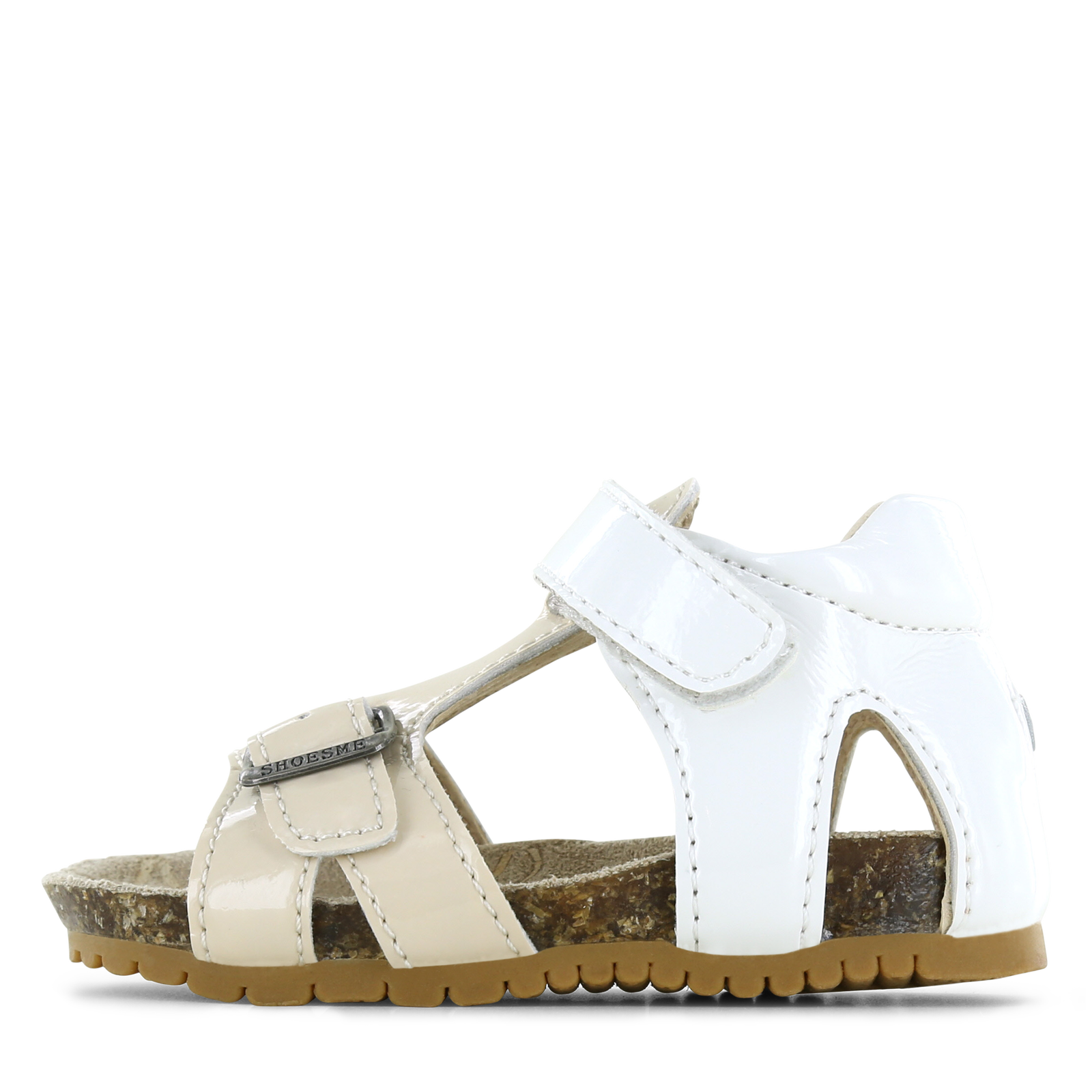 Shoesme shiny wit sandaaltje Meisjes | Microleer | Maat 28