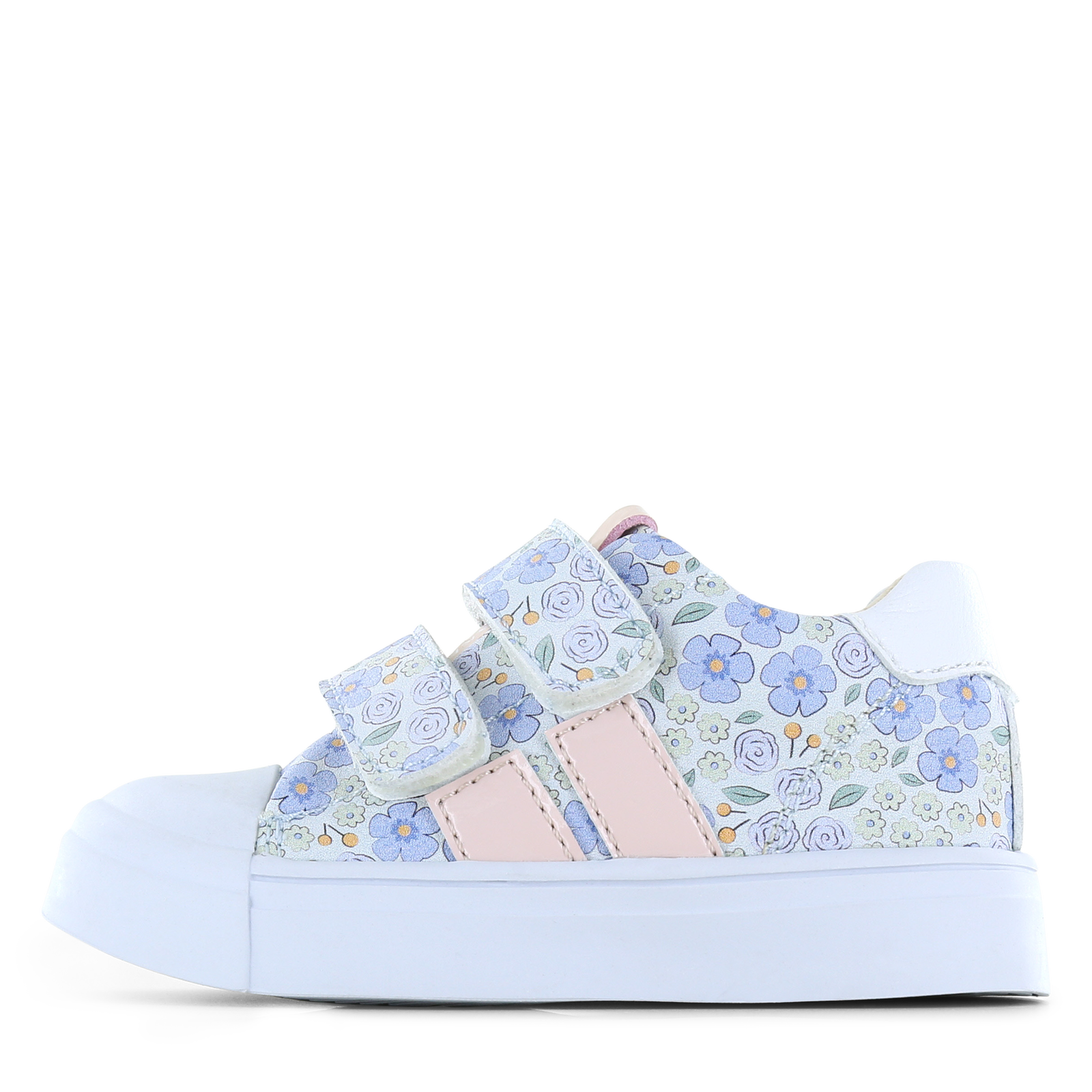 Shoesme sneaker met lila bloemenprint Meisjes | Microleer | Maat 35