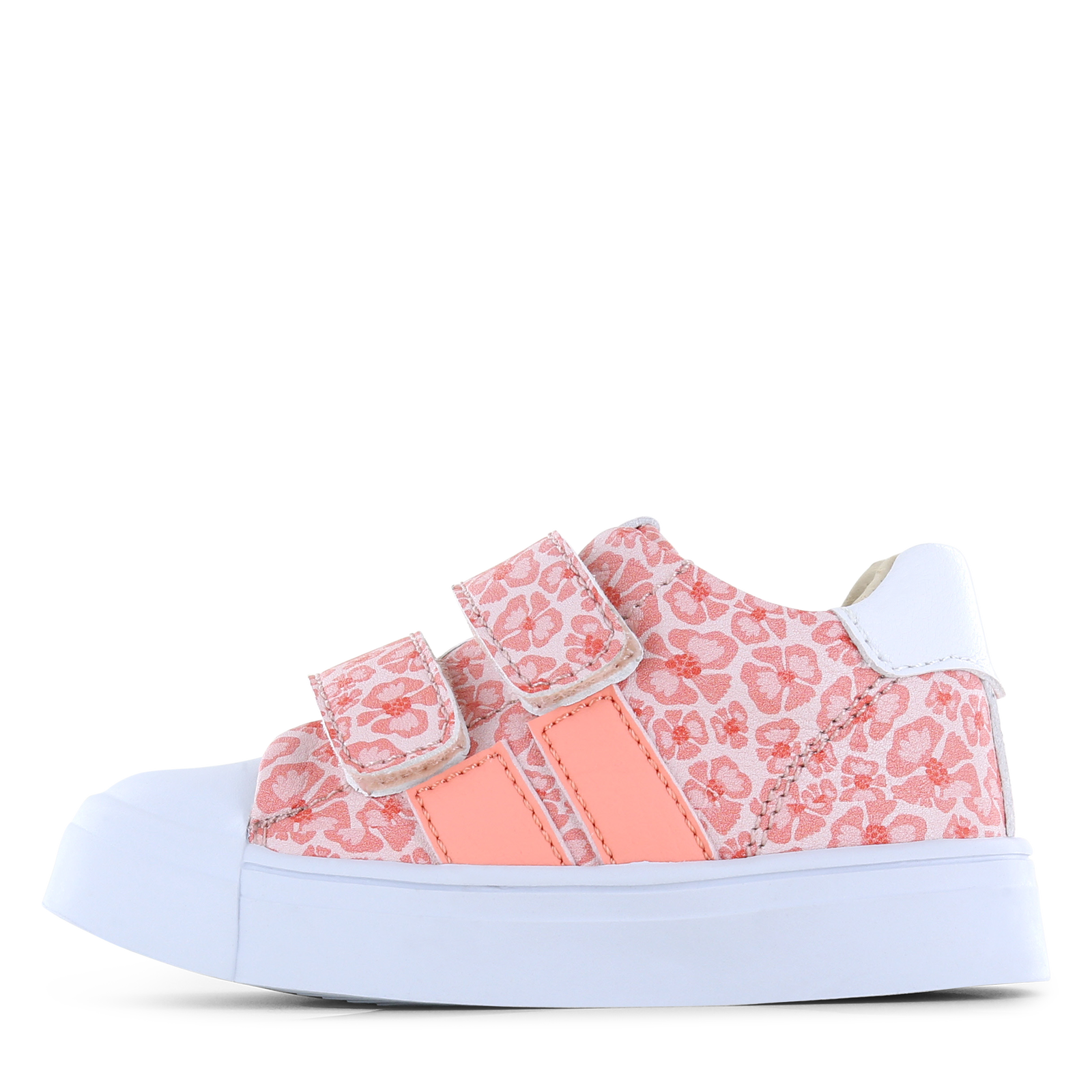 Shoesme sneaker met roze bloemenprint Meisjes | Microleer | Maat 32