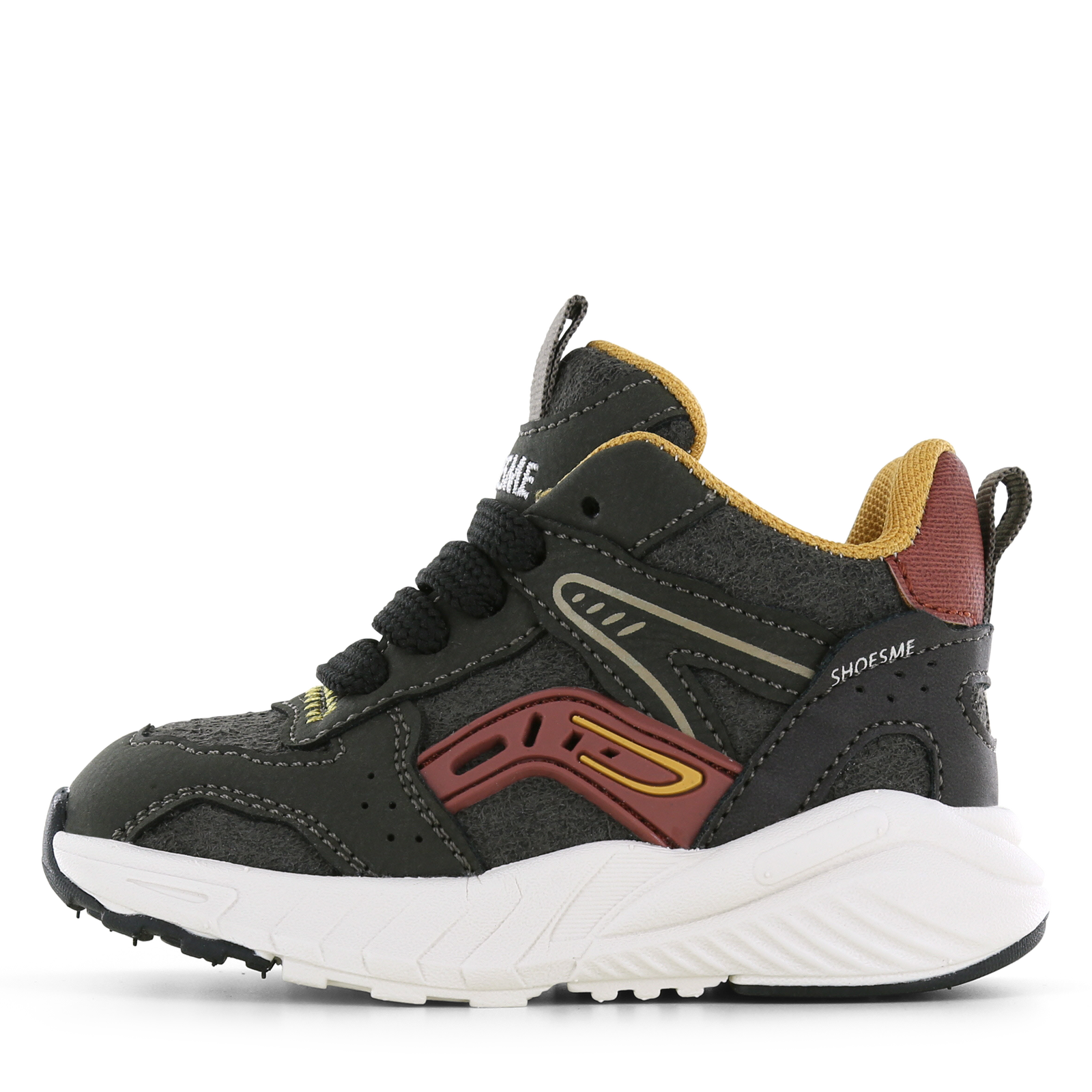 Shoesme sportief donkergroen sneakertje Jongens | Microfiber nubuck | Maat 21