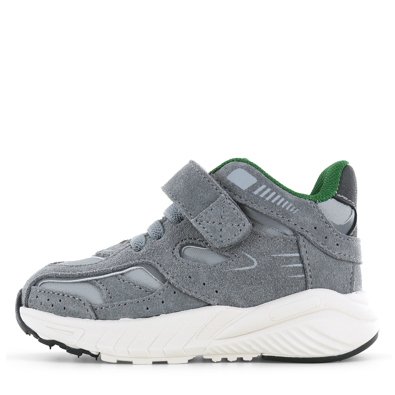 Shoesme sportief grijs sneakertje Jongens | Microleer/Su&egrave;de | Maat 21