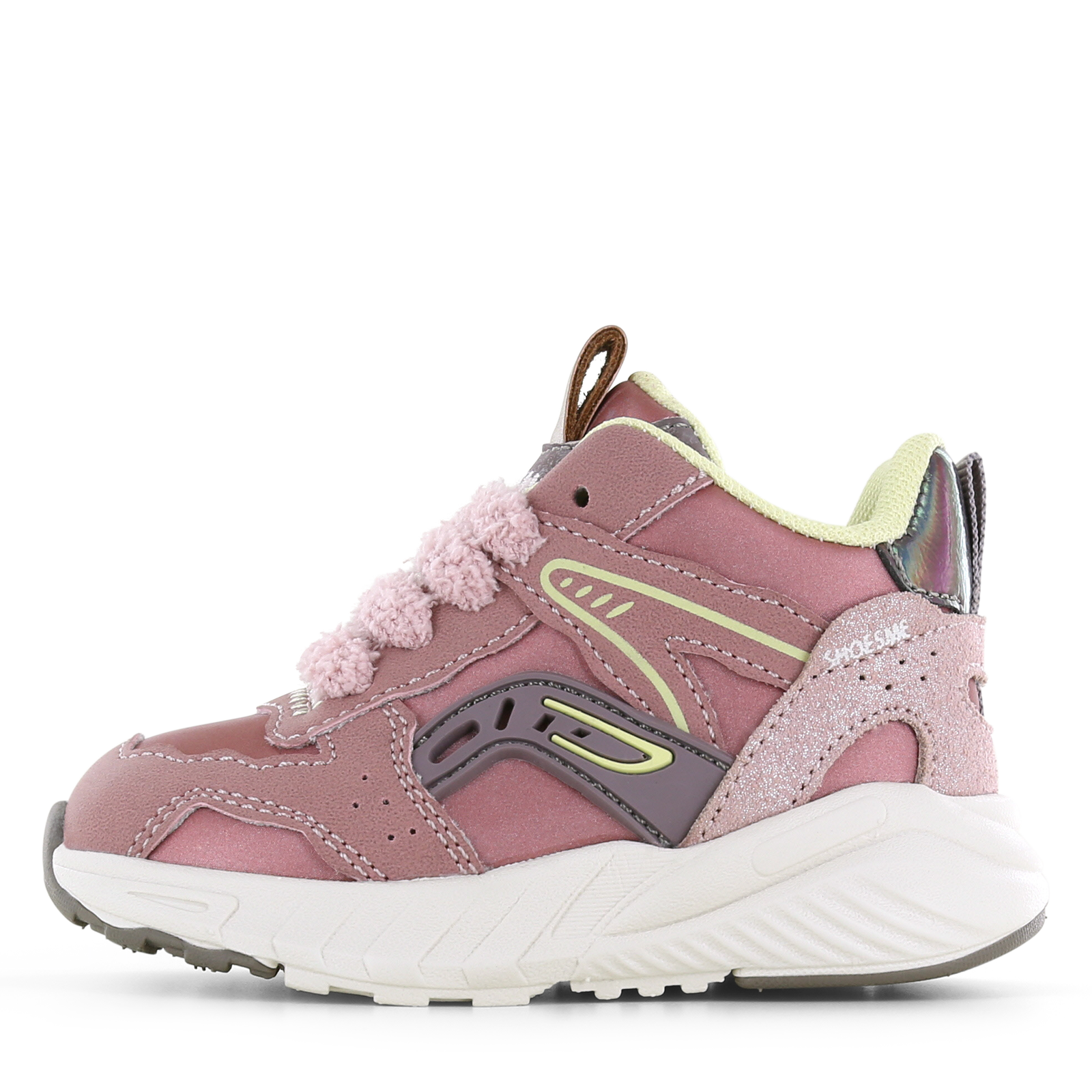 Shoesme sportief roze sneakertje Meisjes | Microfiber nubuck/Su&egrave;de | Maat 21
