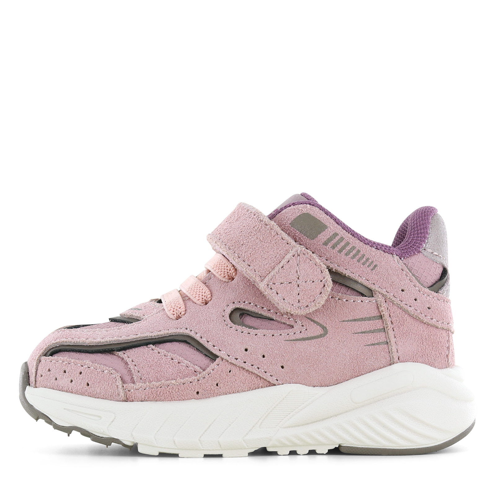 Shoesme sportief roze sneakertje Meisjes | Microleer/Su&egrave;de | Maat 22