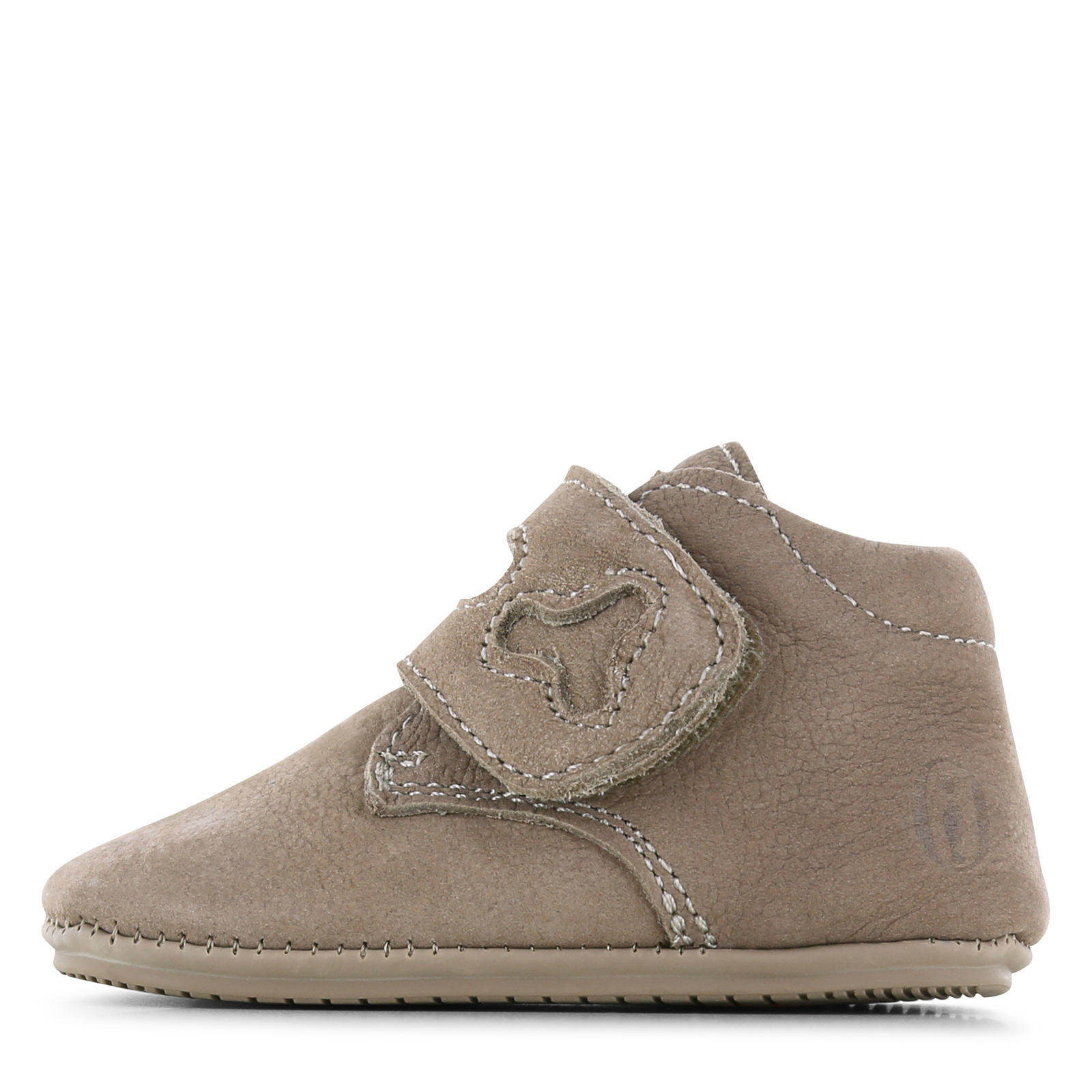 Shoesme taupe BABY-PROOF&reg; schoentje Uni | Nubuck | Maat 21