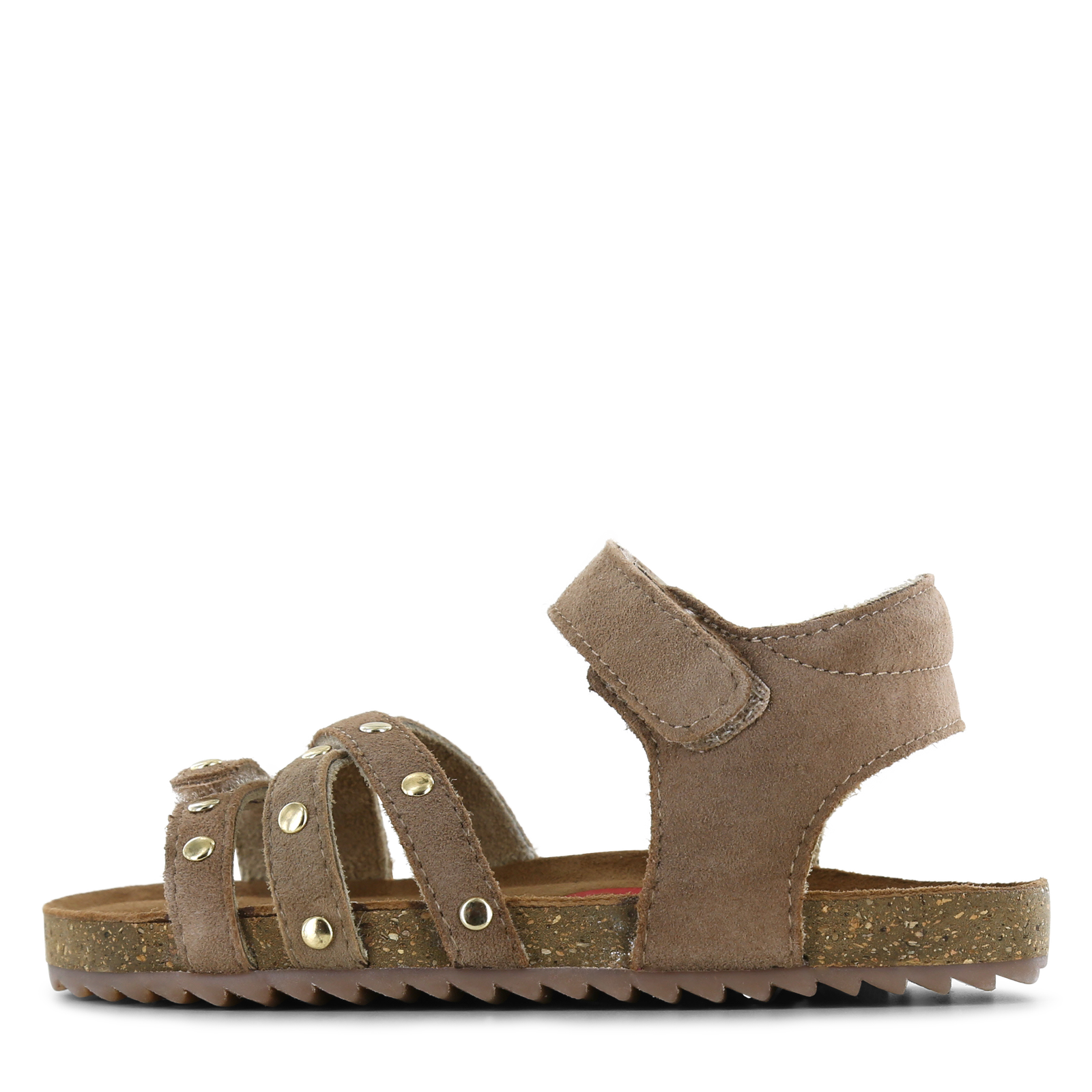 Shoesme taupe sandaal met studs Meisjes | Leer | Maat 28