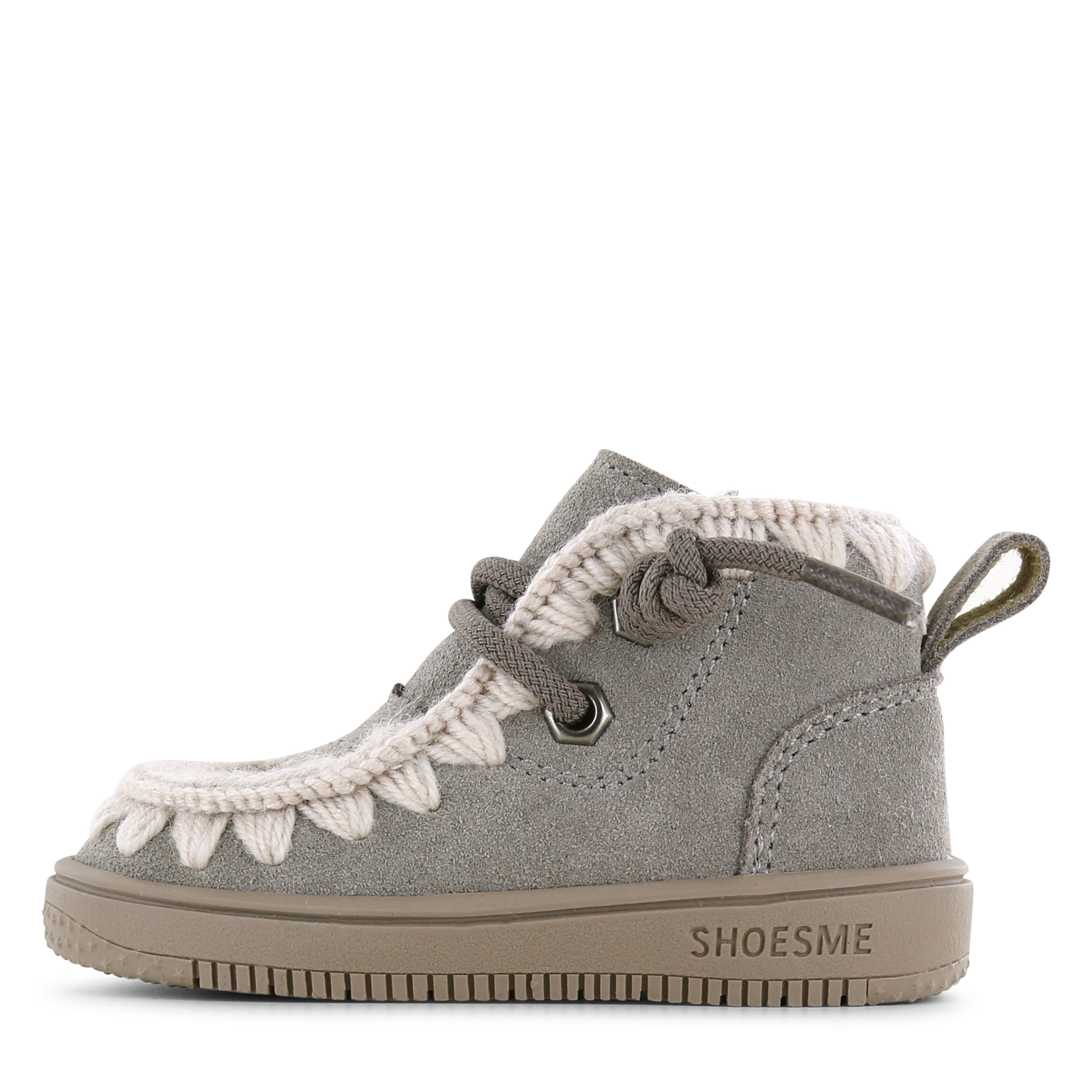 Shoesme taupe schoentje met details Uni | Su&egrave;de | Maat 22