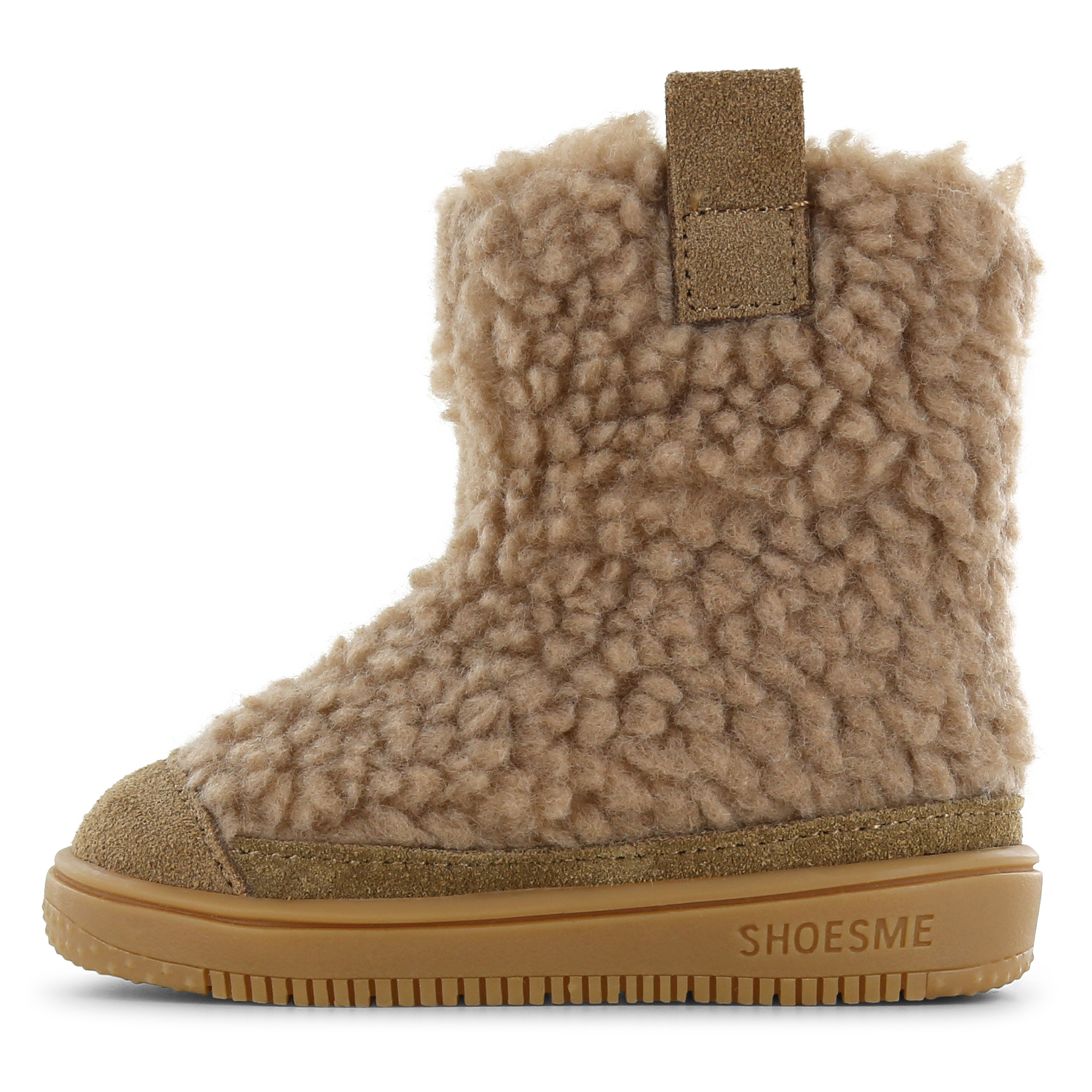 Shoesme teddy bootie met fluffy voering Meisjes | Su&egrave;de/Teddy | Maat 21