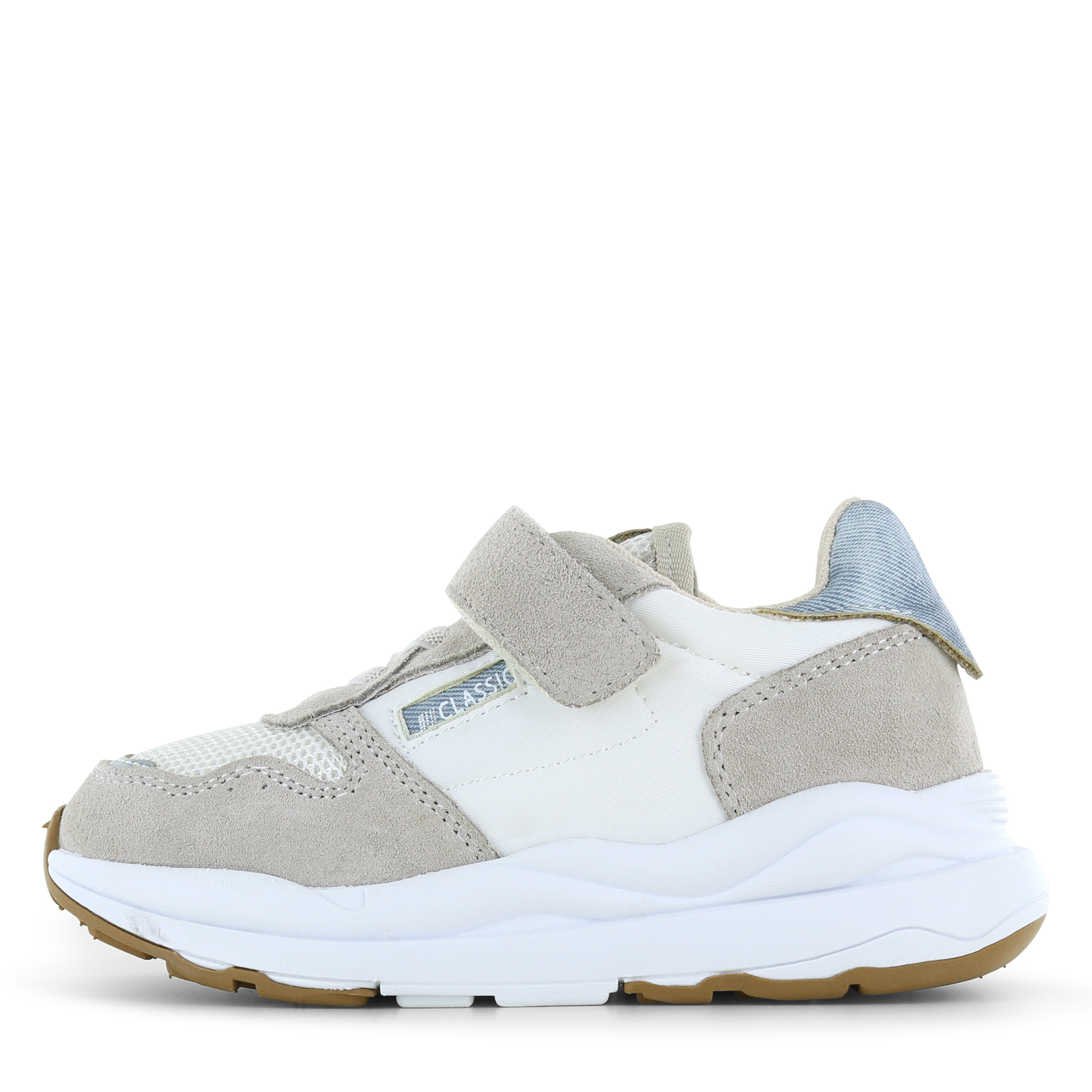 Shoesme wit-beige sneaker Jongens | Microleer | Maat 27