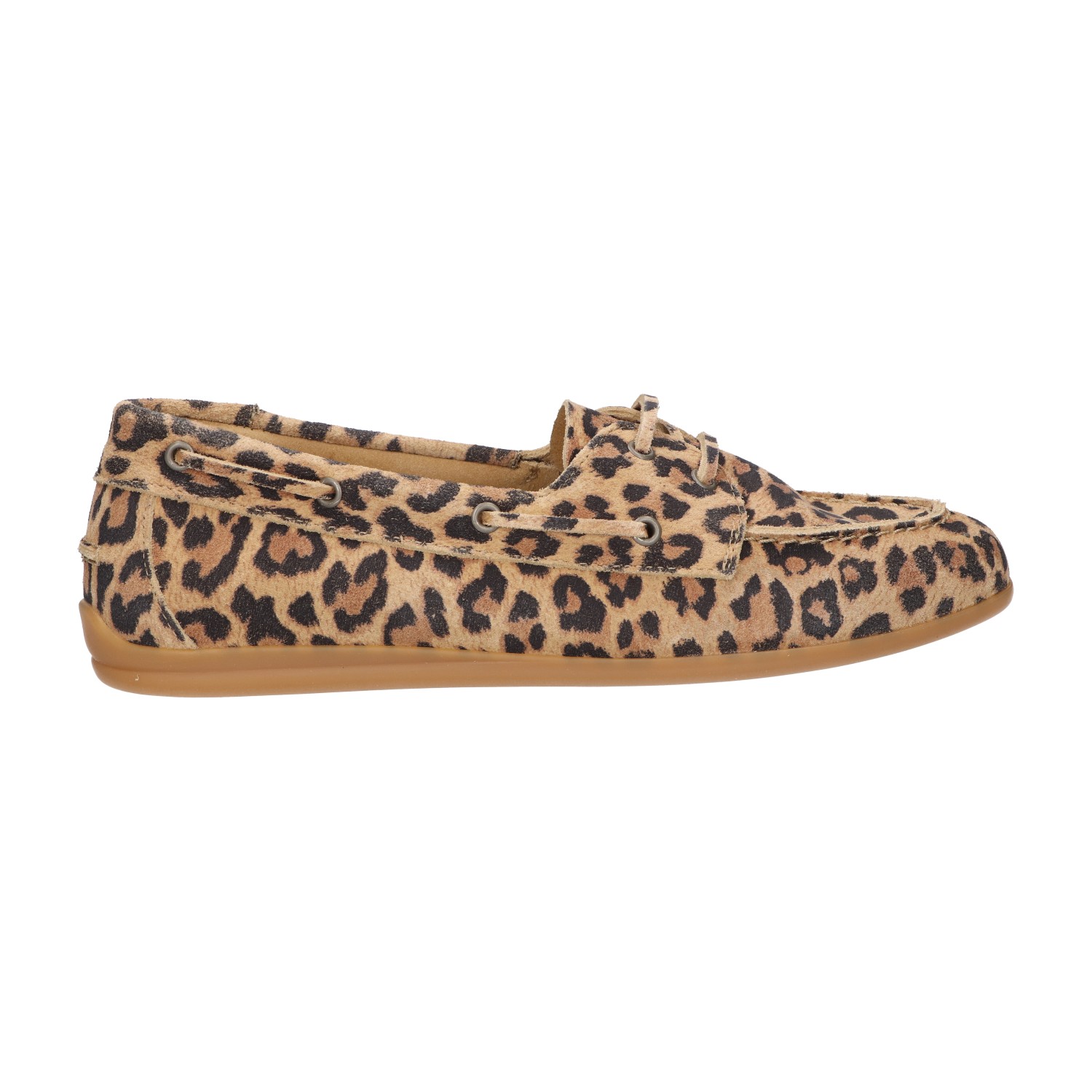 Suède leren mocassin – leopard | Dames | Maat 40 | La Strada