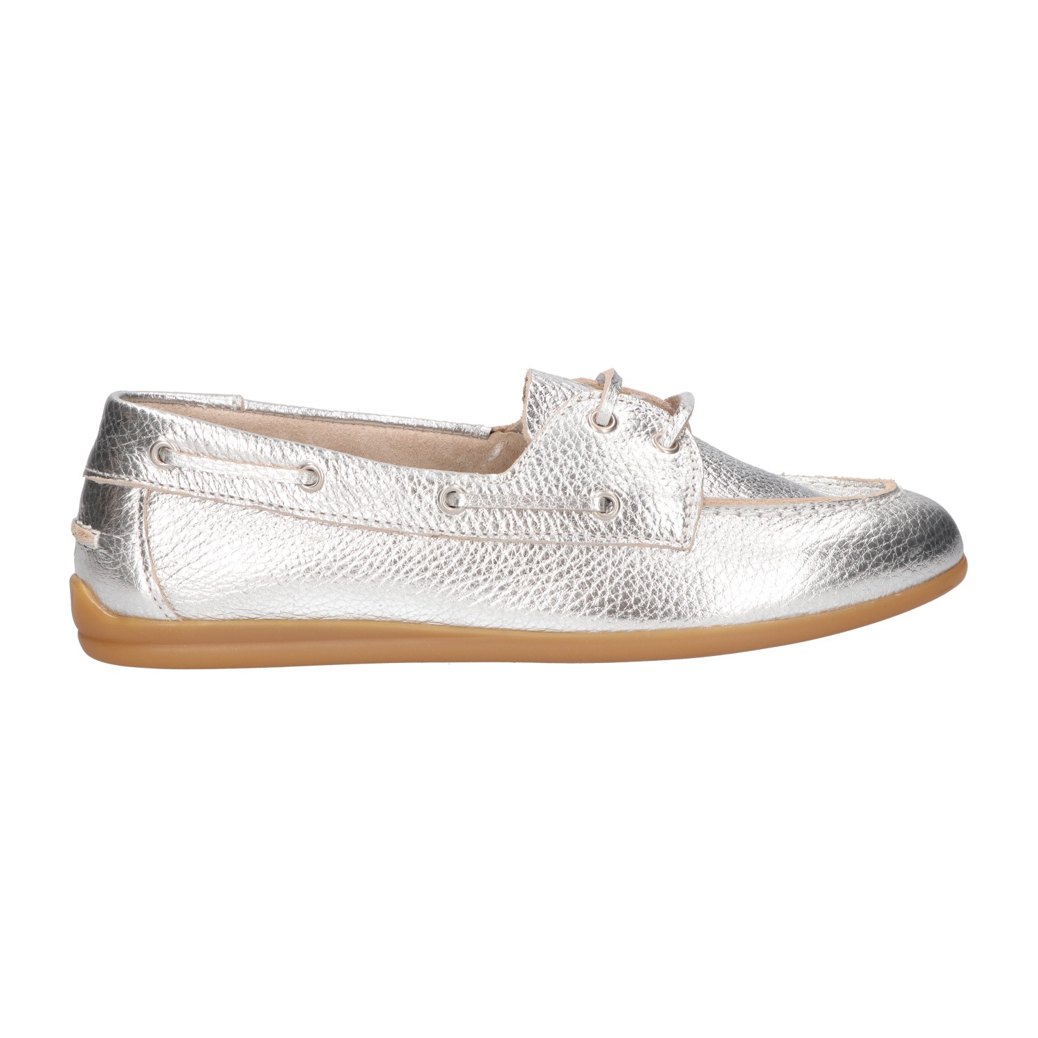 leren mocassin– zilver metallic | Dames | Maat 42 | La Strada