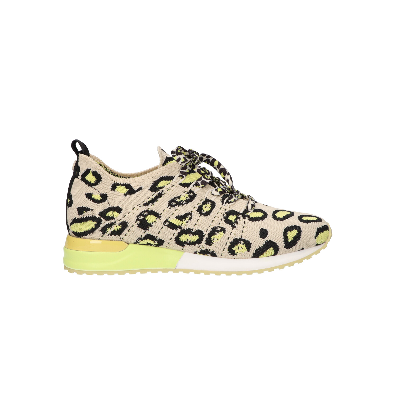 sneakers beige/yellow leopard | Dames | Maat 42 | La Strada