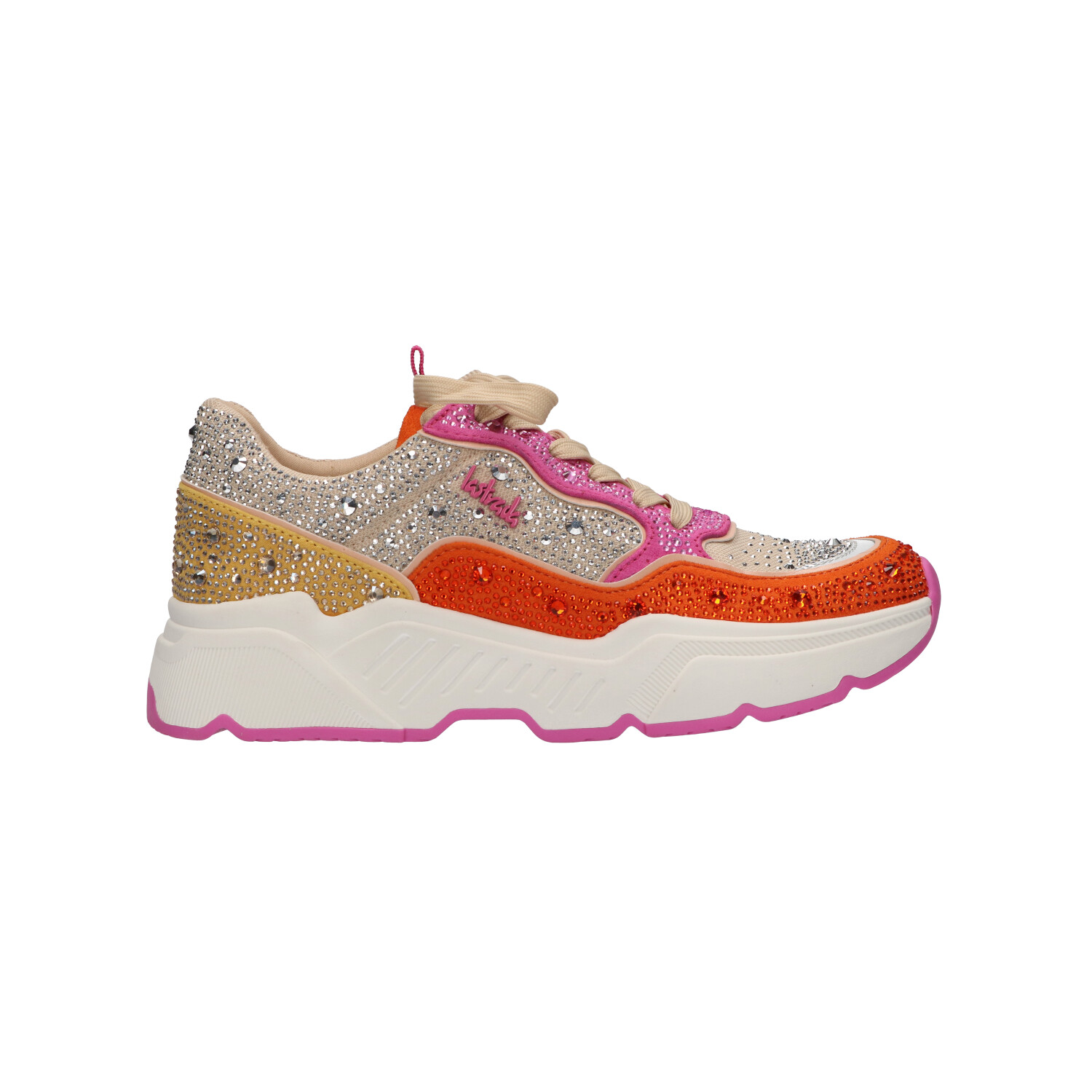 sneakers multicolour met steentjes | Dames | Maat 41 | La Strada