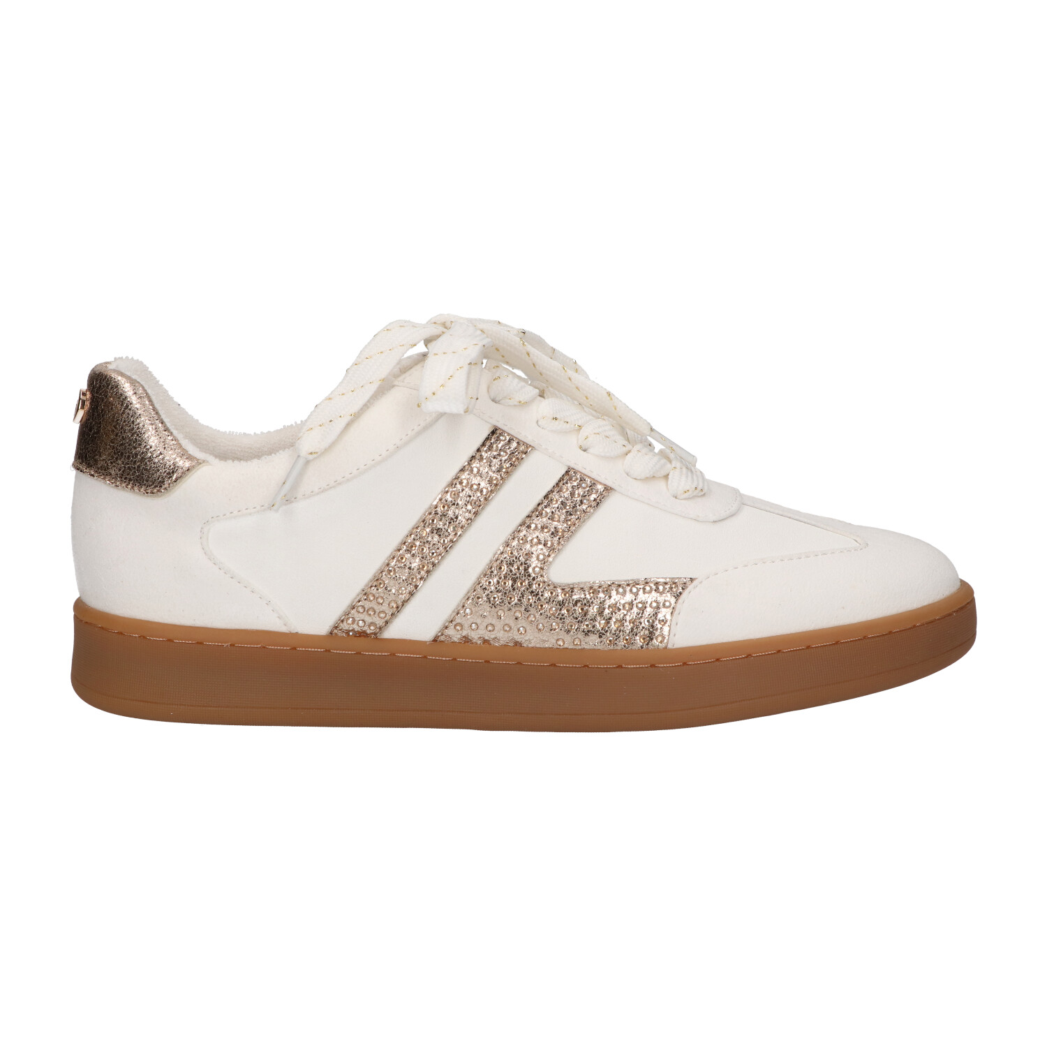 sneakers wit met goud | Dames | Maat 41 | La Strada