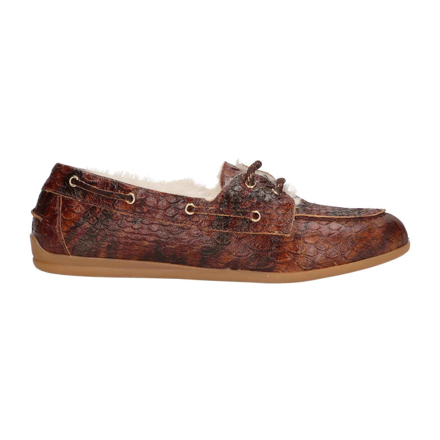 -30% : Mocassin bruin croco leer | Dames | Maat 42 | La Strada