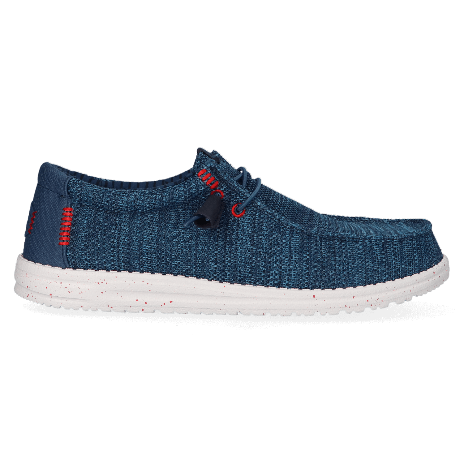 HEYDUDE Instappers Heren Wally Stretch Sox Blauw 46 Mesh