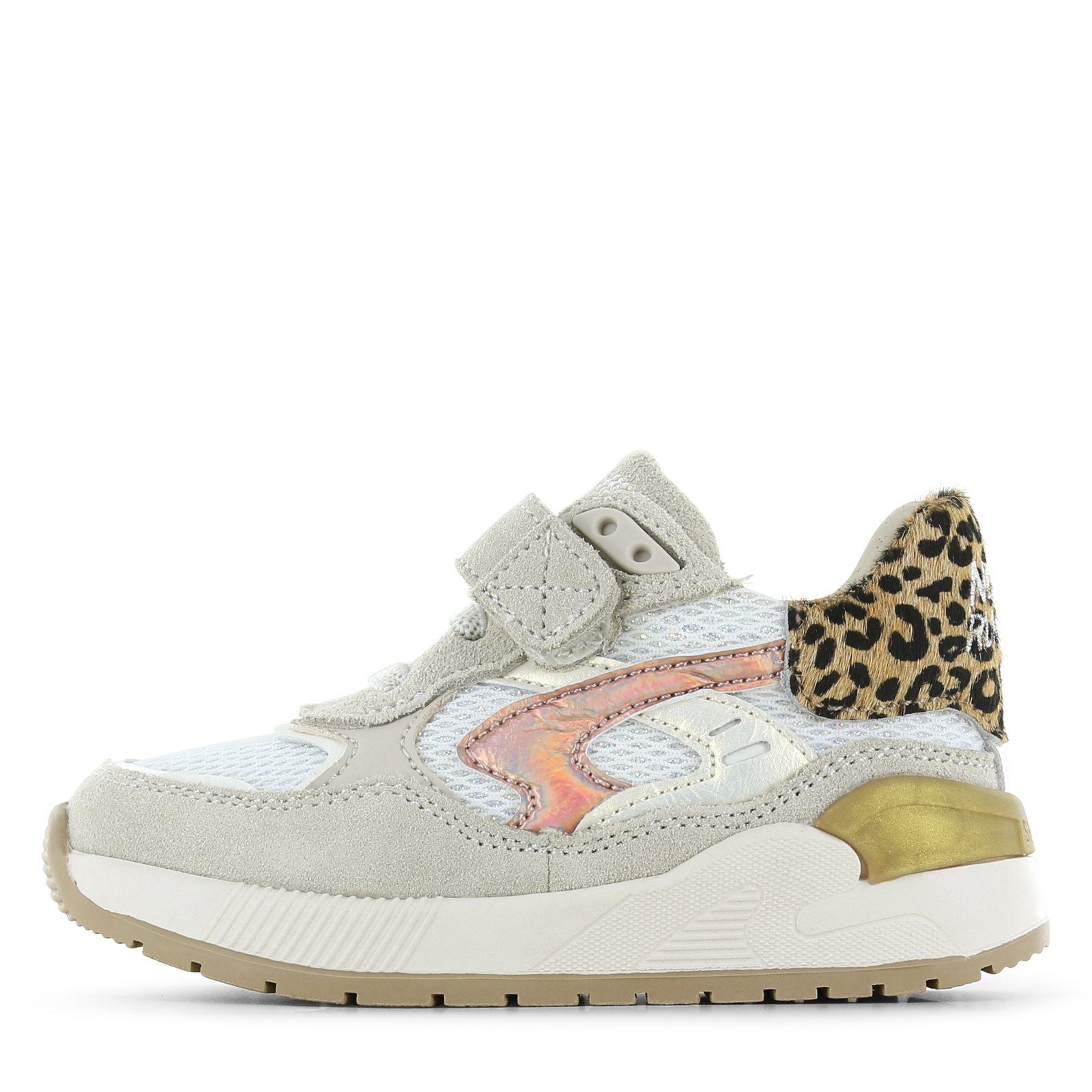 Shoesme beige sneaker Meisjes | Mesh/Microfiber leer/Su&egrave;de | Maat 35