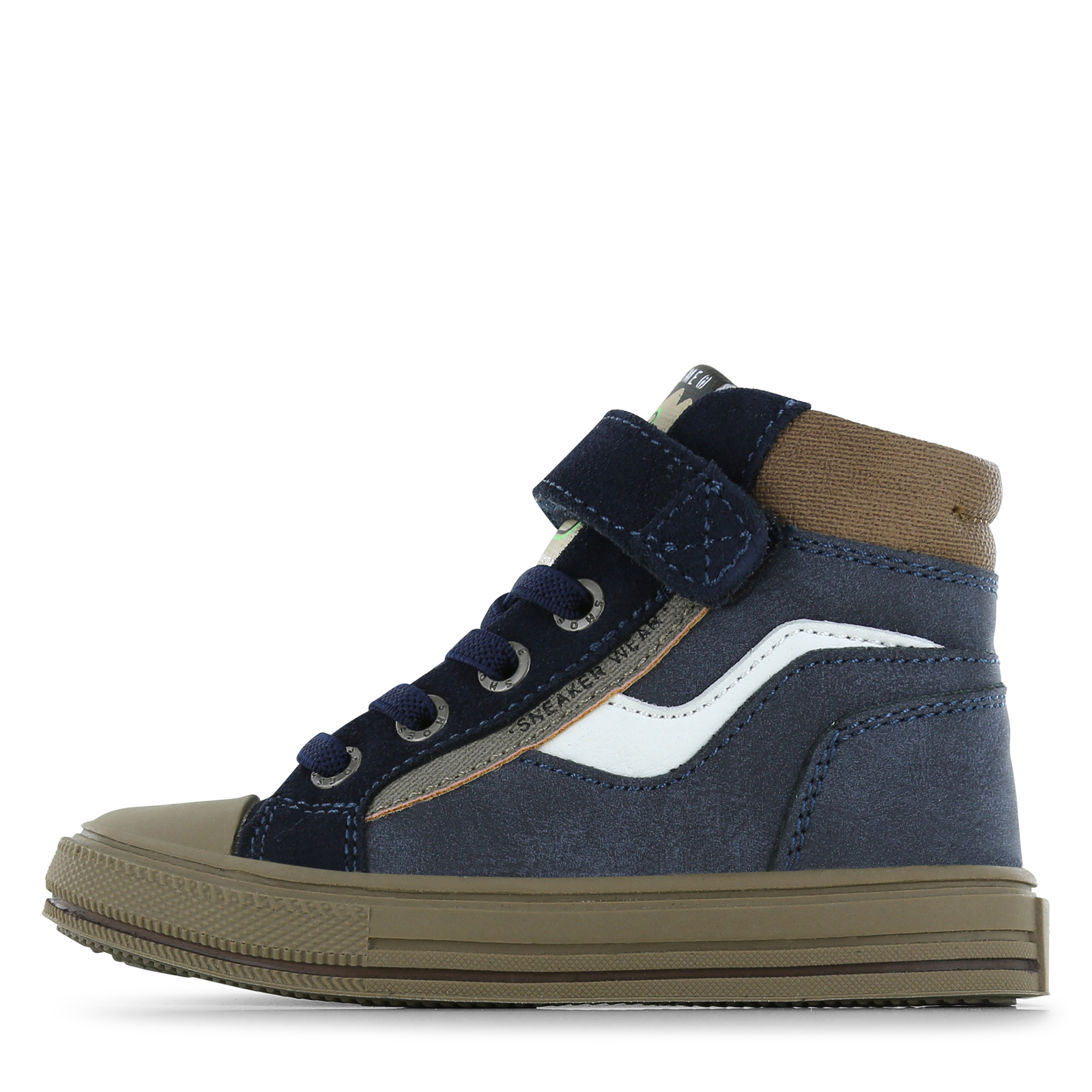Shoesme blauwe hoge sneaker Jongens | Microleer | Maat 24