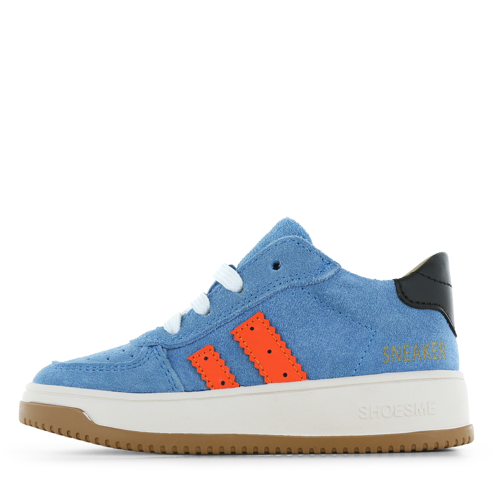 Shoesme blauwe sneaker Jongens | Microfiber leer/Su&egrave;de | Maat 33