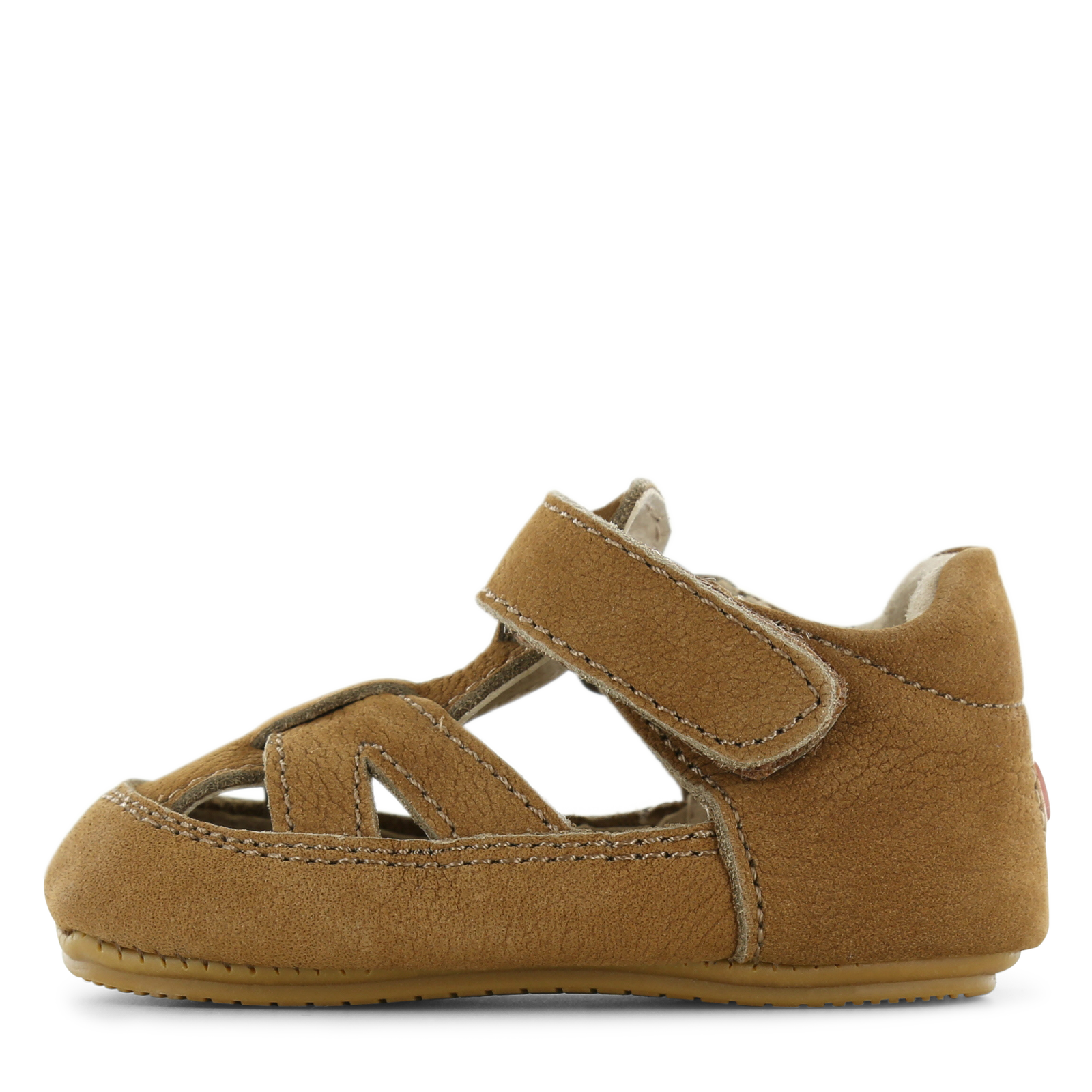 Shoesme cognac BABY-PROOF&reg; open schoentje Uni | Microleer | Maat 22