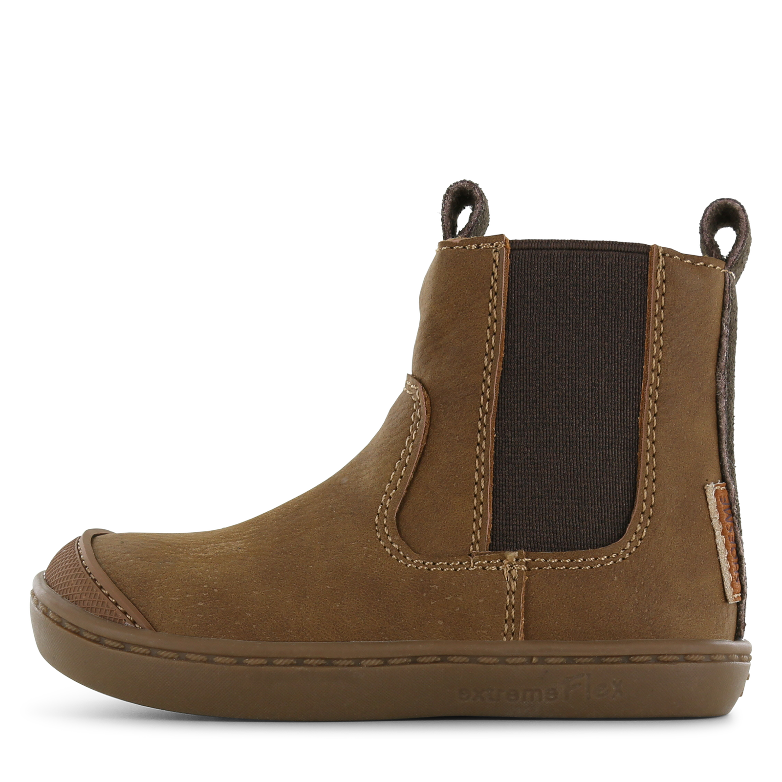 Shoesme cognac chelsea bootje Jongens | Microfiber nubuck/Su&egrave;de | Maat 24