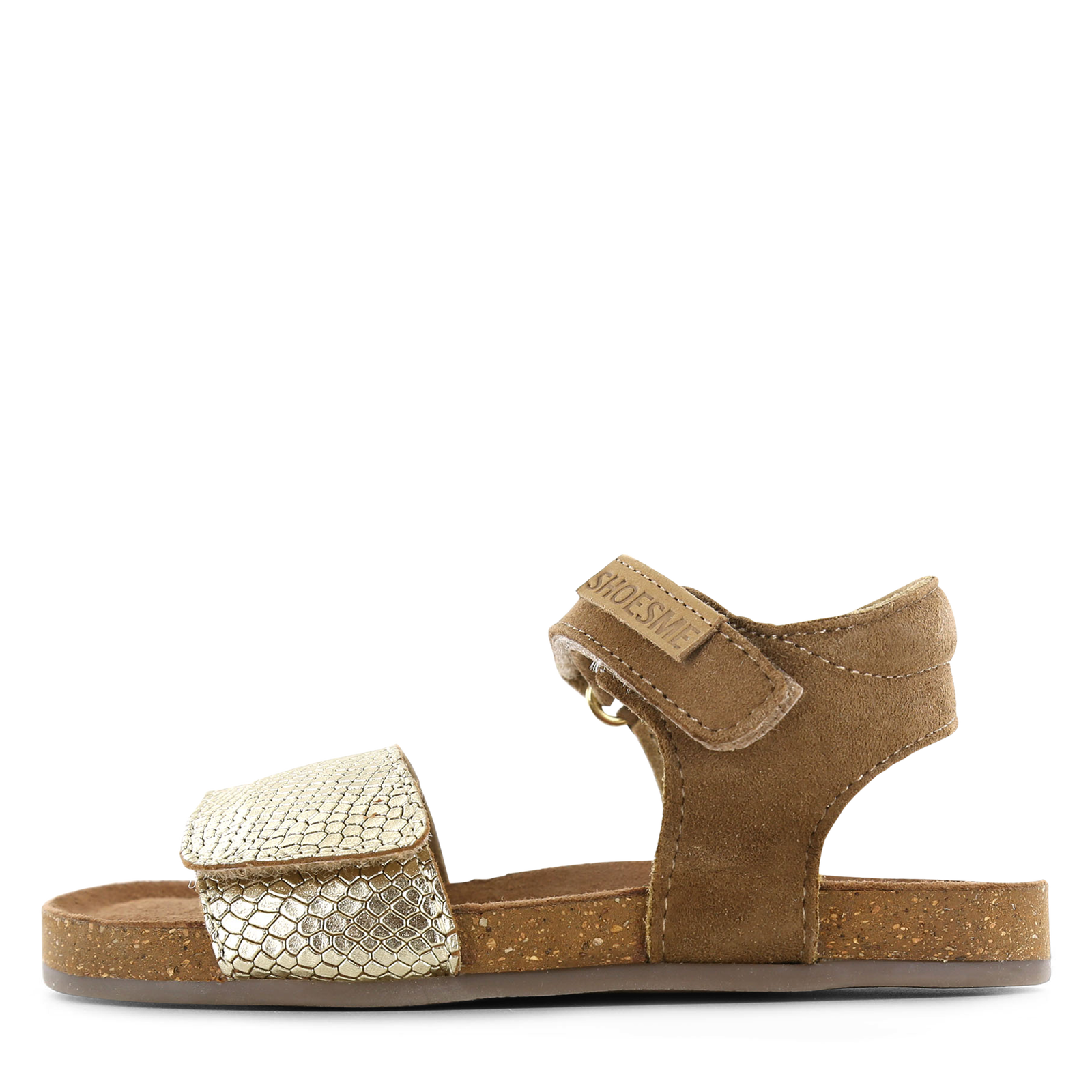 Shoesme cognac sandaal met gouden band Meisjes | Leer | Maat 26