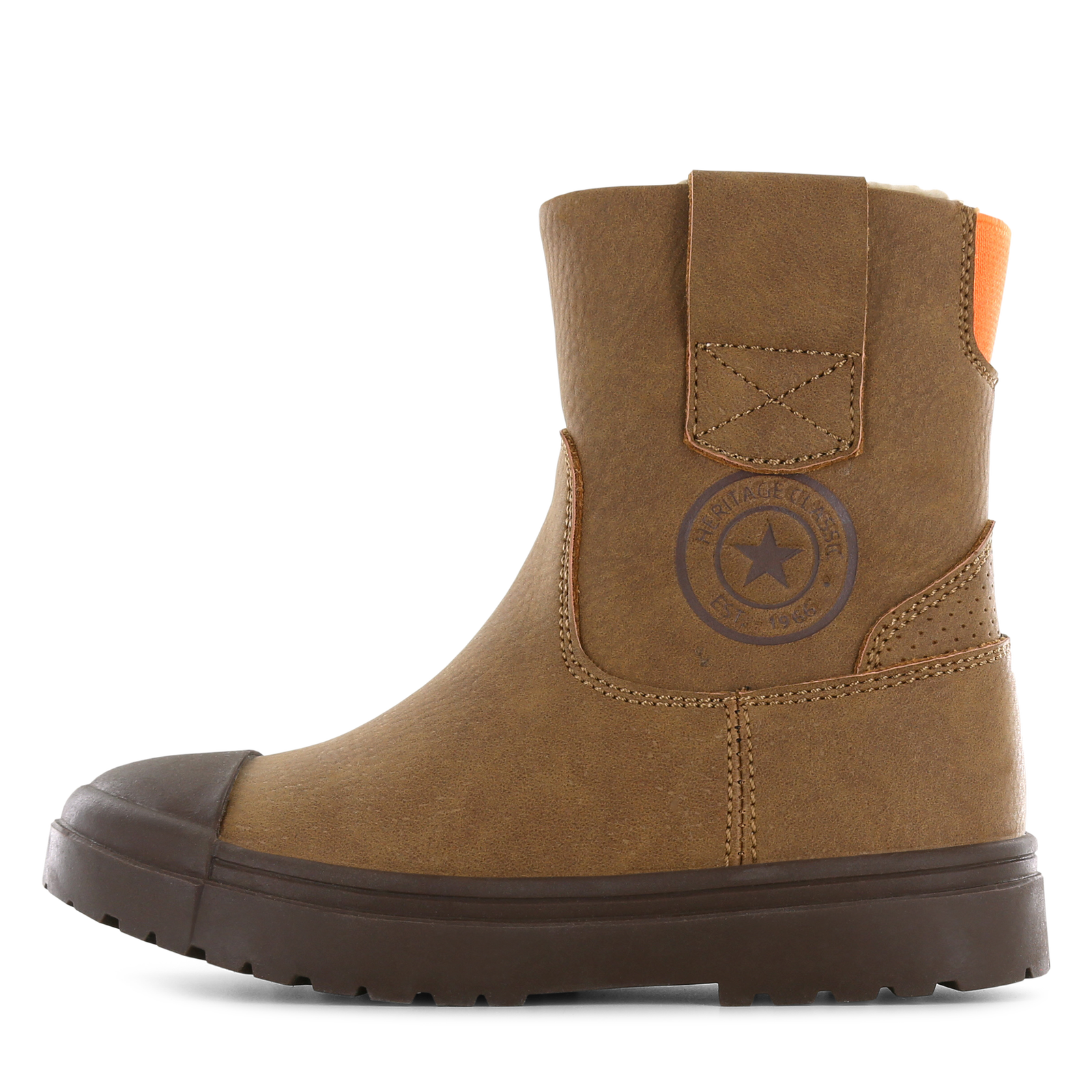 Shoesme cognac warmgevoerde boot Jongens | Microleer | Maat 24