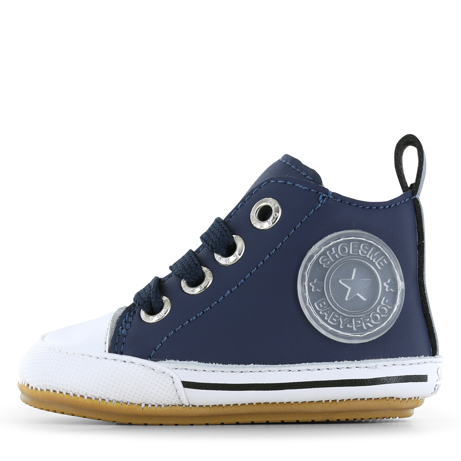 Shoesme donkerblauw BABY-PROOF&reg; schoentje Jongens | Microfiber leer | Maat 22