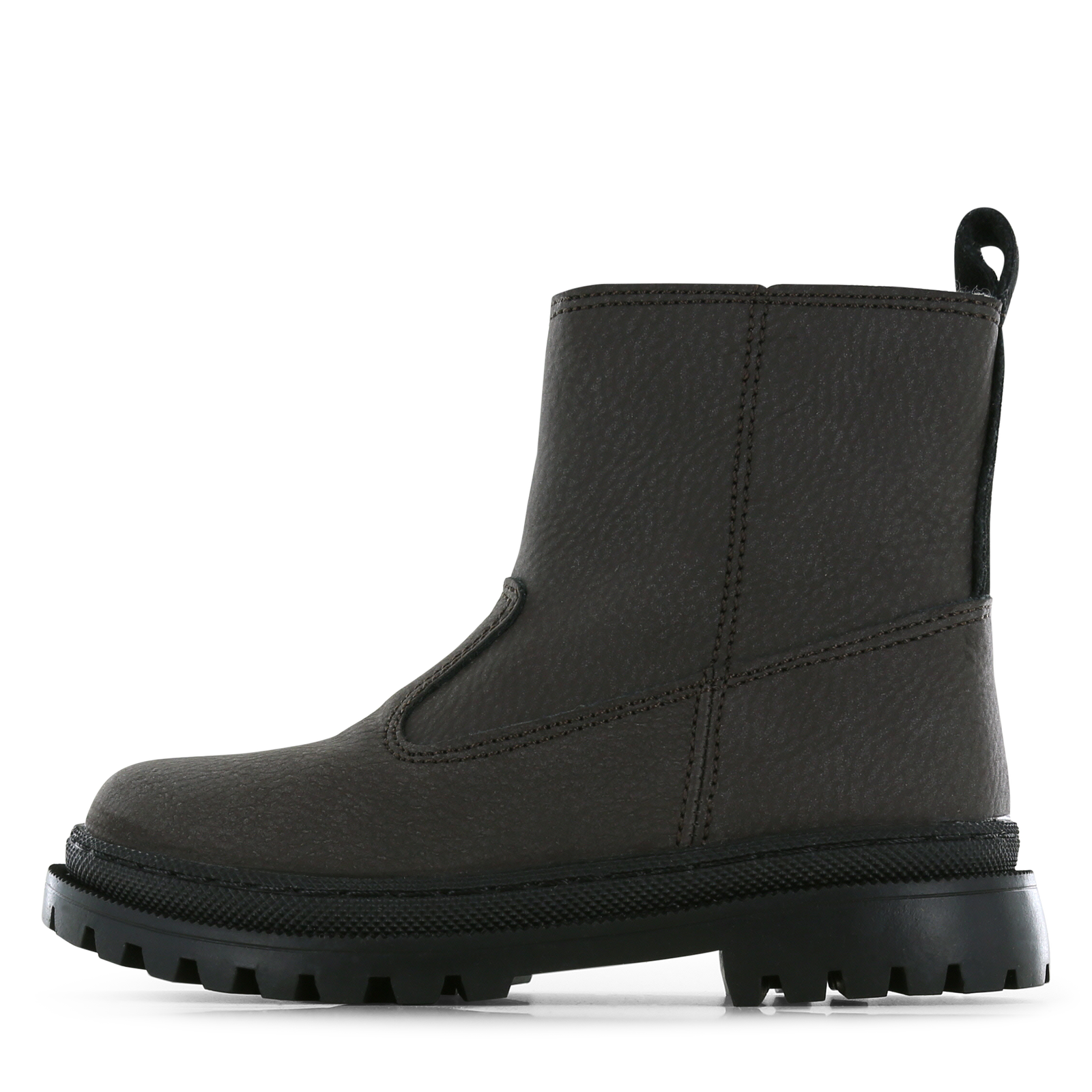 Shoesme donkerbruine midhoge boot Jongens | Microfiber nubuck | Maat 31