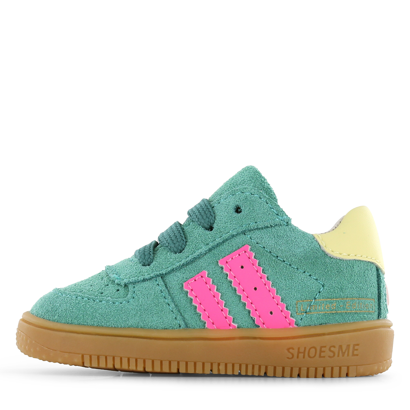 Shoesme groen sneakertje Meisjes | Microfiber leer/Su&egrave;de | Maat 26