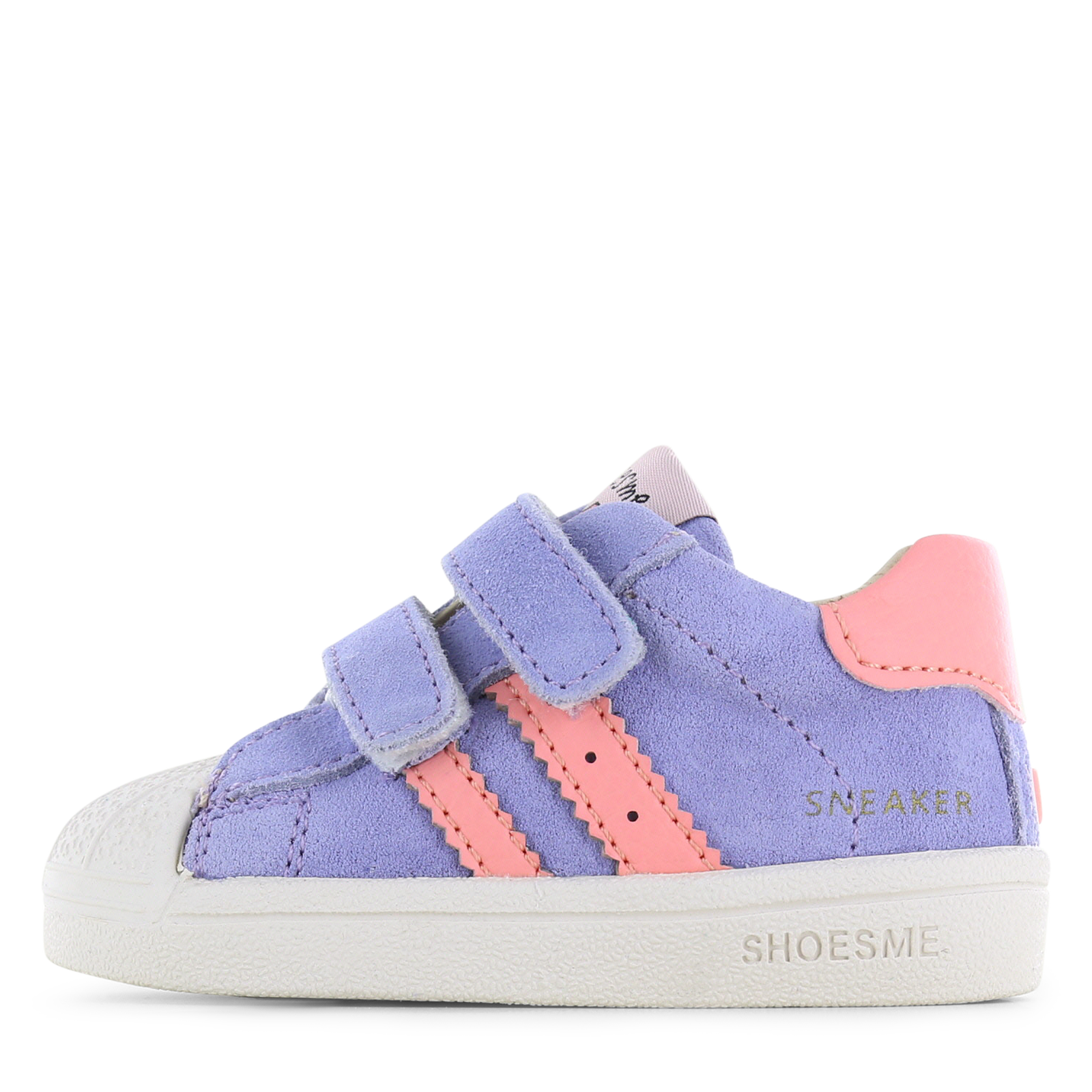 Shoesme lila sneakertje Meisjes | Microfiber leer/Su&egrave;de | Maat 26