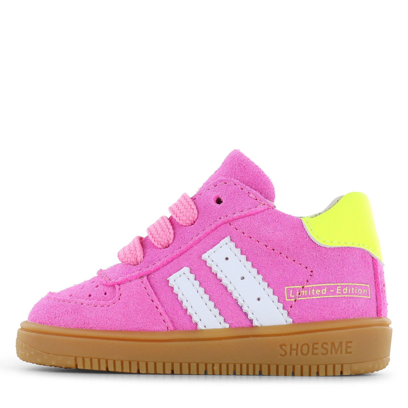 Shoesme roze sneakertje Meisjes | Microfiber leer/Su&egrave;de | Maat 26